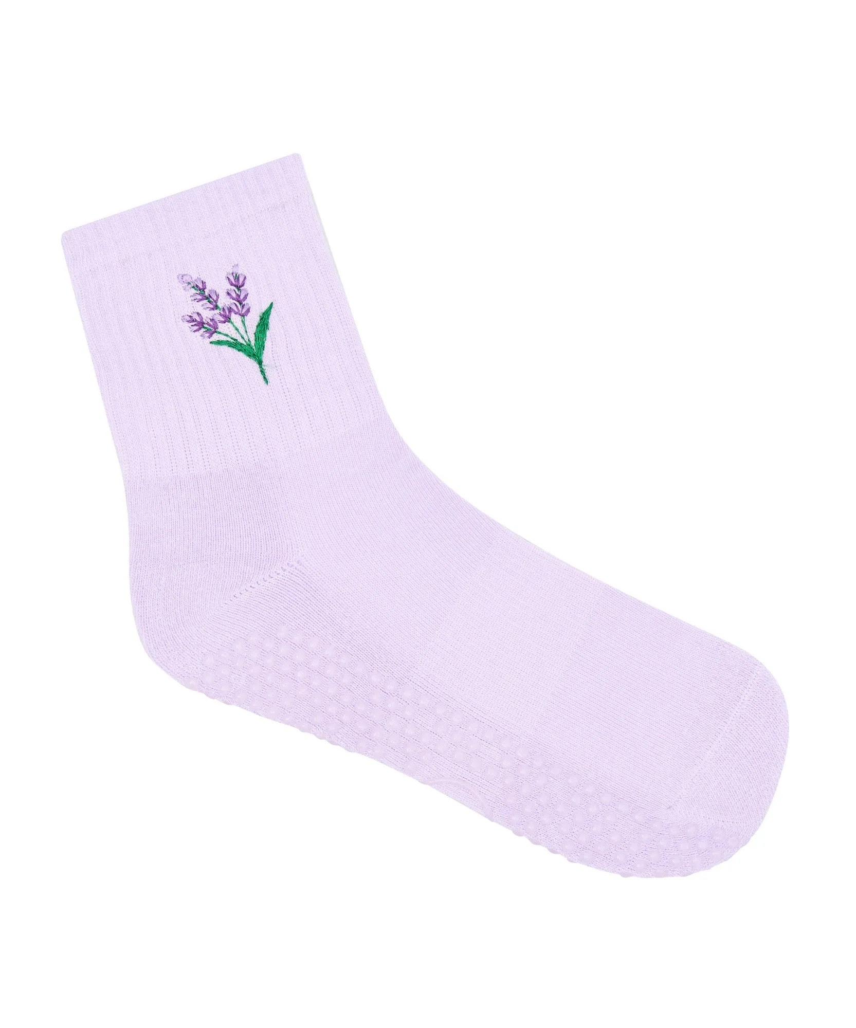 Crew Non Slip Grip Socks - Lavender Haze sold by MoveActive product image thumbnail 3