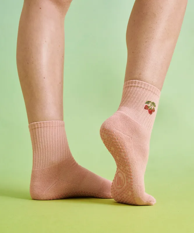 Crew Grip Socks - Strawberry Patch sold by MoveActive