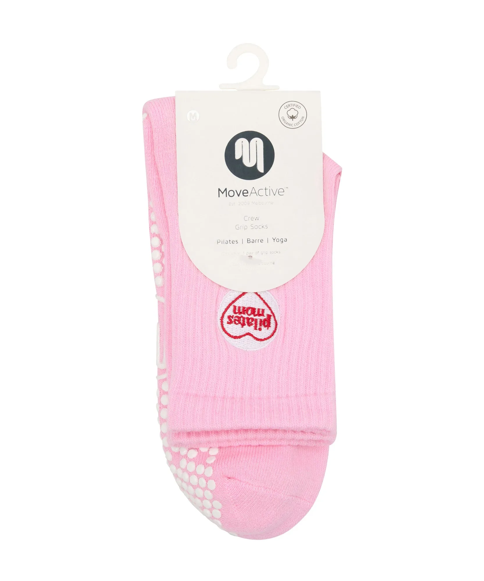 Crew Non Slip Grip Socks - Pilates Mom sold by MoveActive product image thumbnail 5