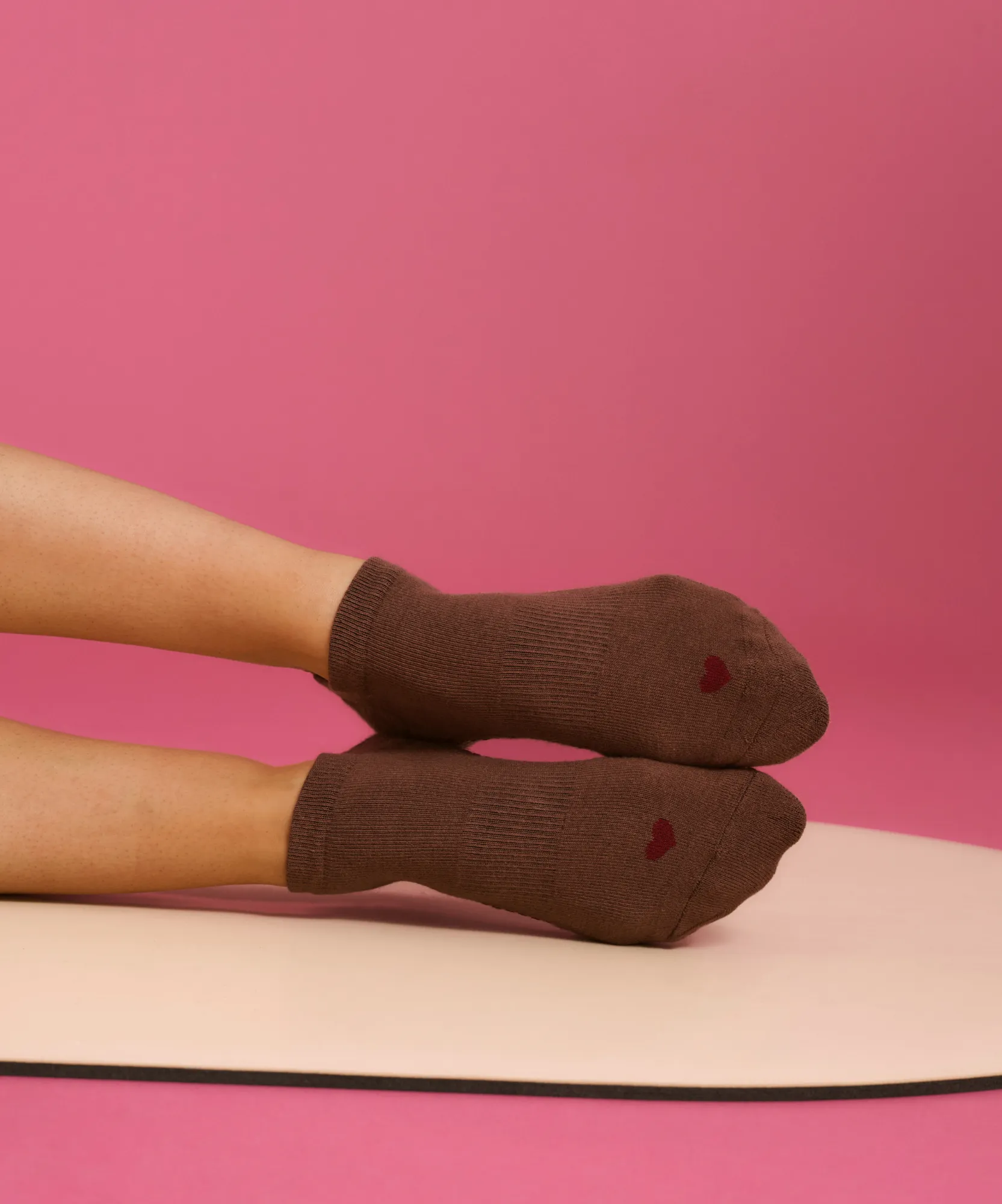 Classic Low Rise Grip Socks - Heartfelt sold by MoveActive