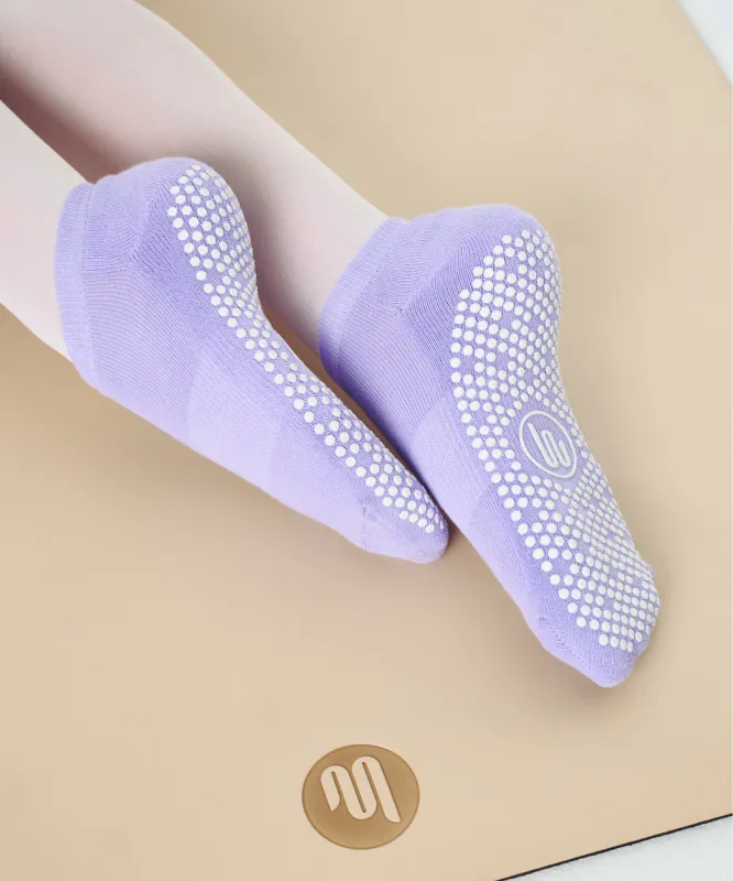 Classic Low Rise Grip Socks - Purple Rain sold by MoveActive