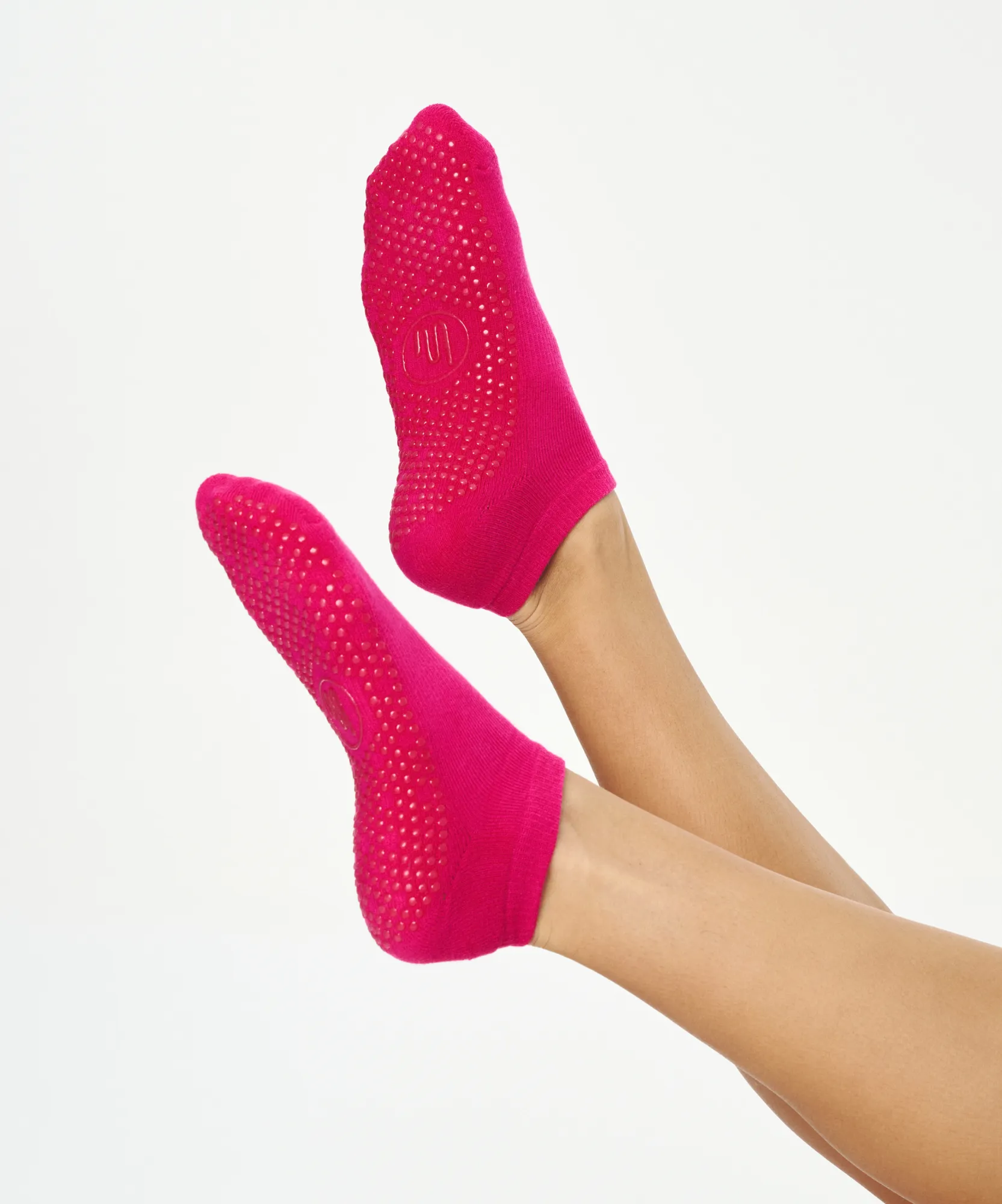 Low Rise Grip Socks - Neon Pink sold by MoveActive