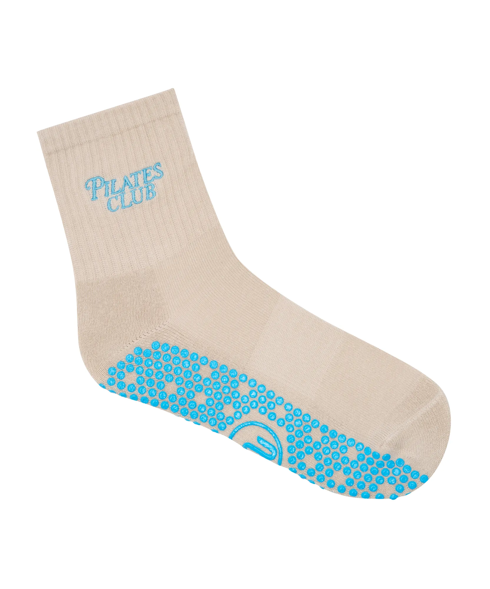Crew Non Slip Grip Socks - Pilates Club Stone sold by MoveActive product image thumbnail 2