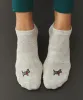 Classic Low Rise Grip Socks - Cosy Pup Marle Grey sold by MoveActive
