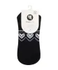 Classic Low Rise Grip Socks - Alpine Heart Midnight sold by MoveActive