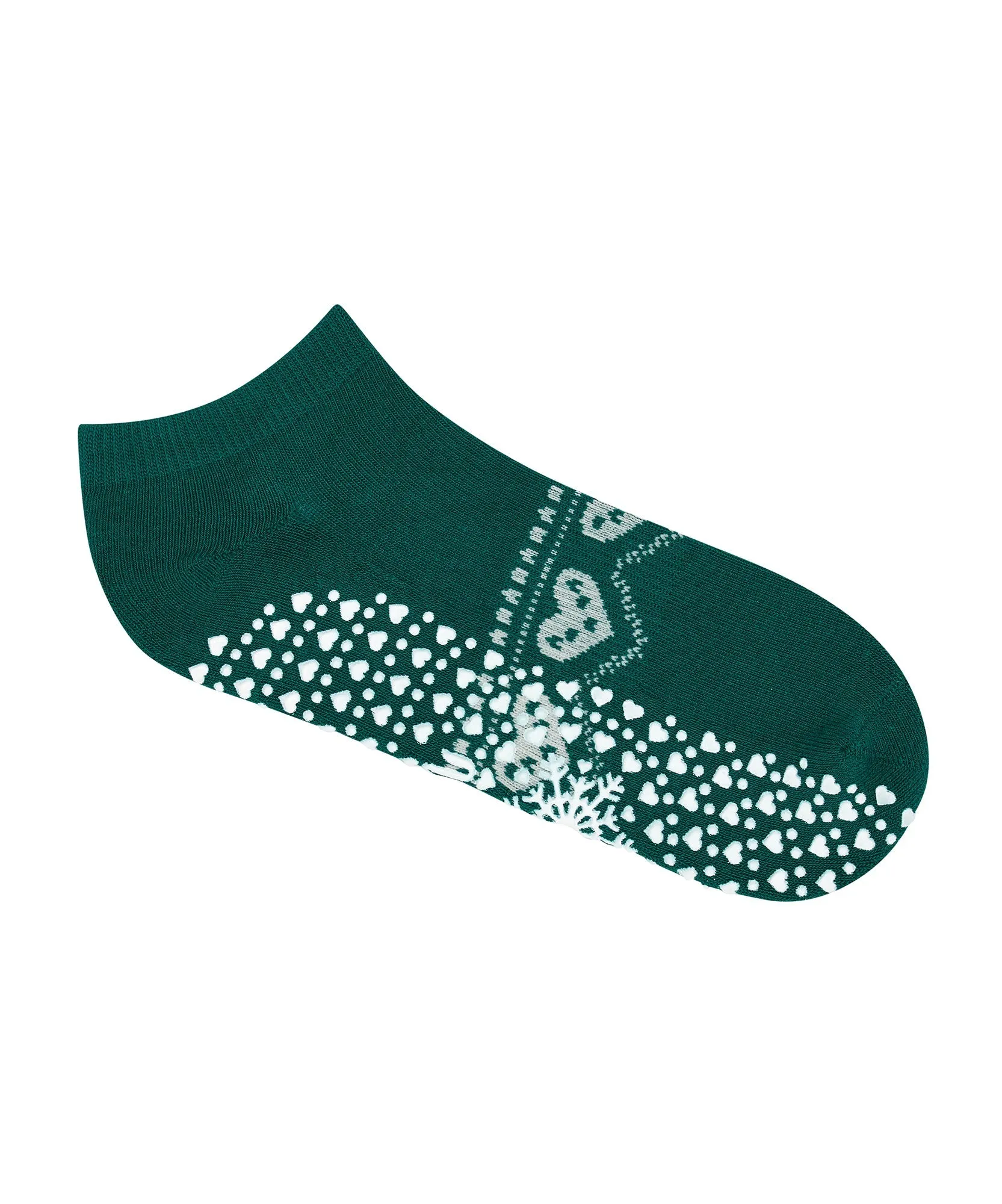 Classic Low Rise Grip Socks - Alpine Heart Emerald sold by MoveActive product image thumbnail 3