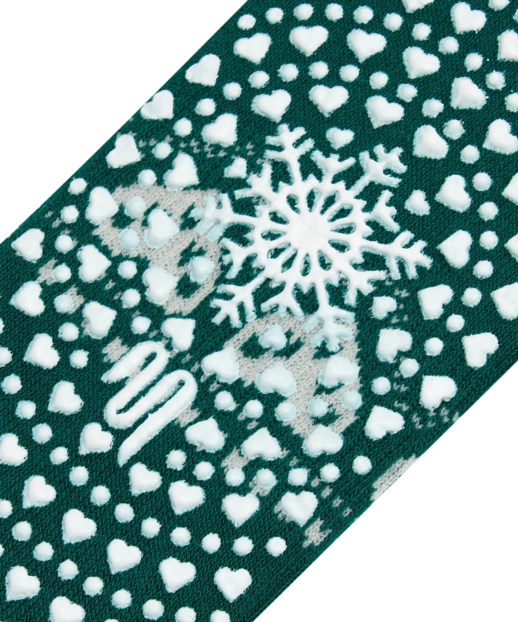 Classic Low Rise Grip Socks - Alpine Heart Emerald sold by MoveActive product image thumbnail 4