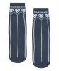 Crew Non Slip Grip Socks - Alpine Heart French Navy sold by MoveActive