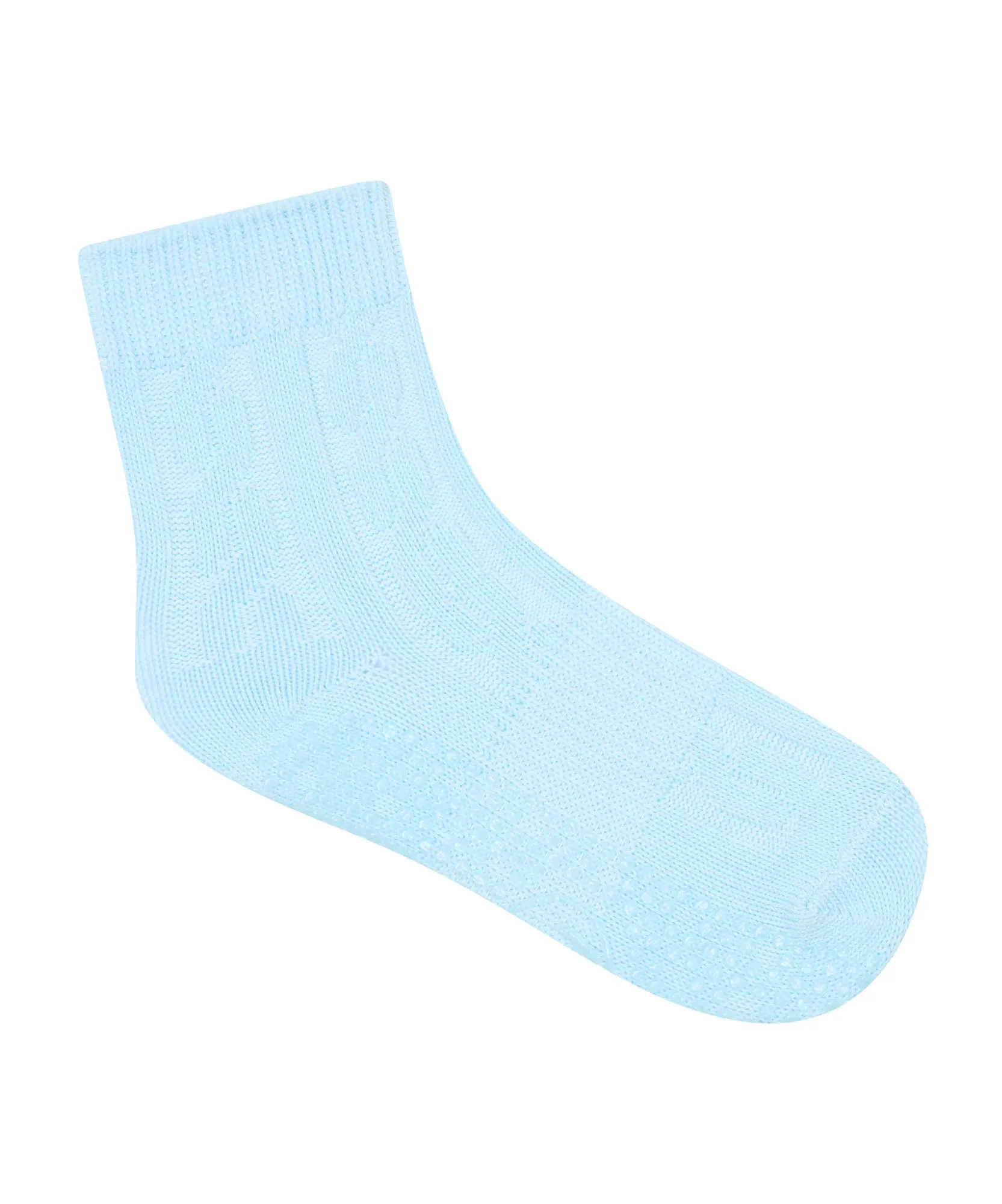 Crew Non Slip Grip Socks - Cable-Knit Ice sold by MoveActive product image thumbnail 3