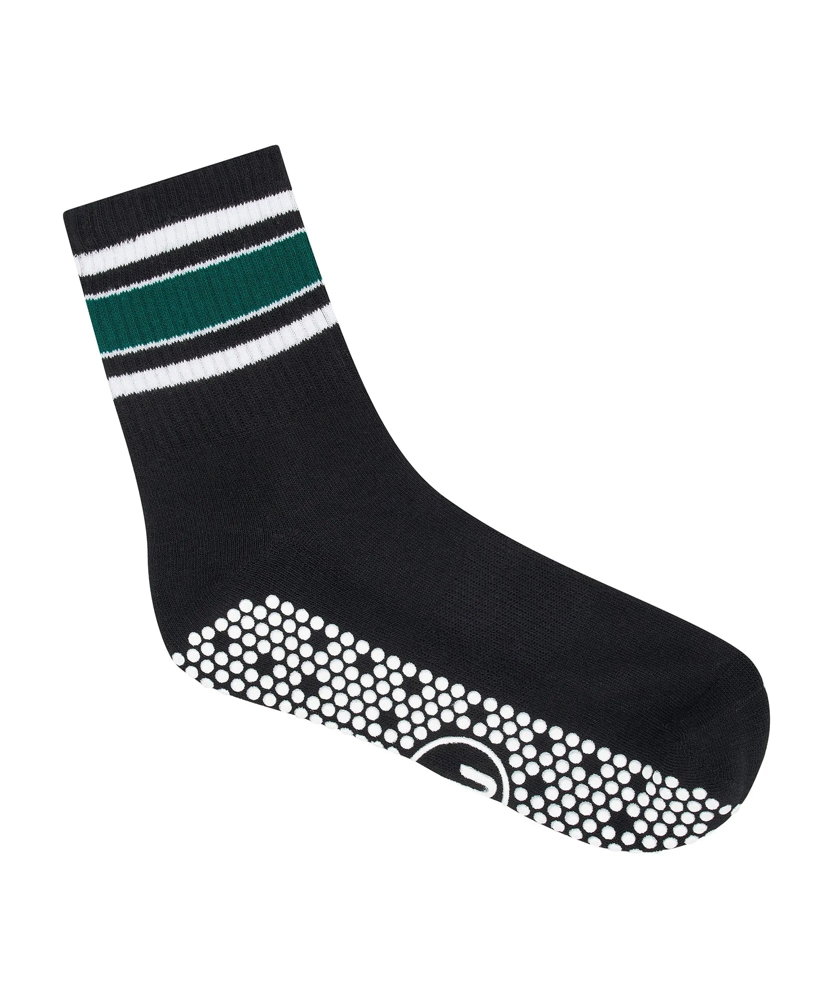 Crew Non Slip Grip Socks - Midnight Emerald Stripe sold by MoveActive product image thumbnail 3