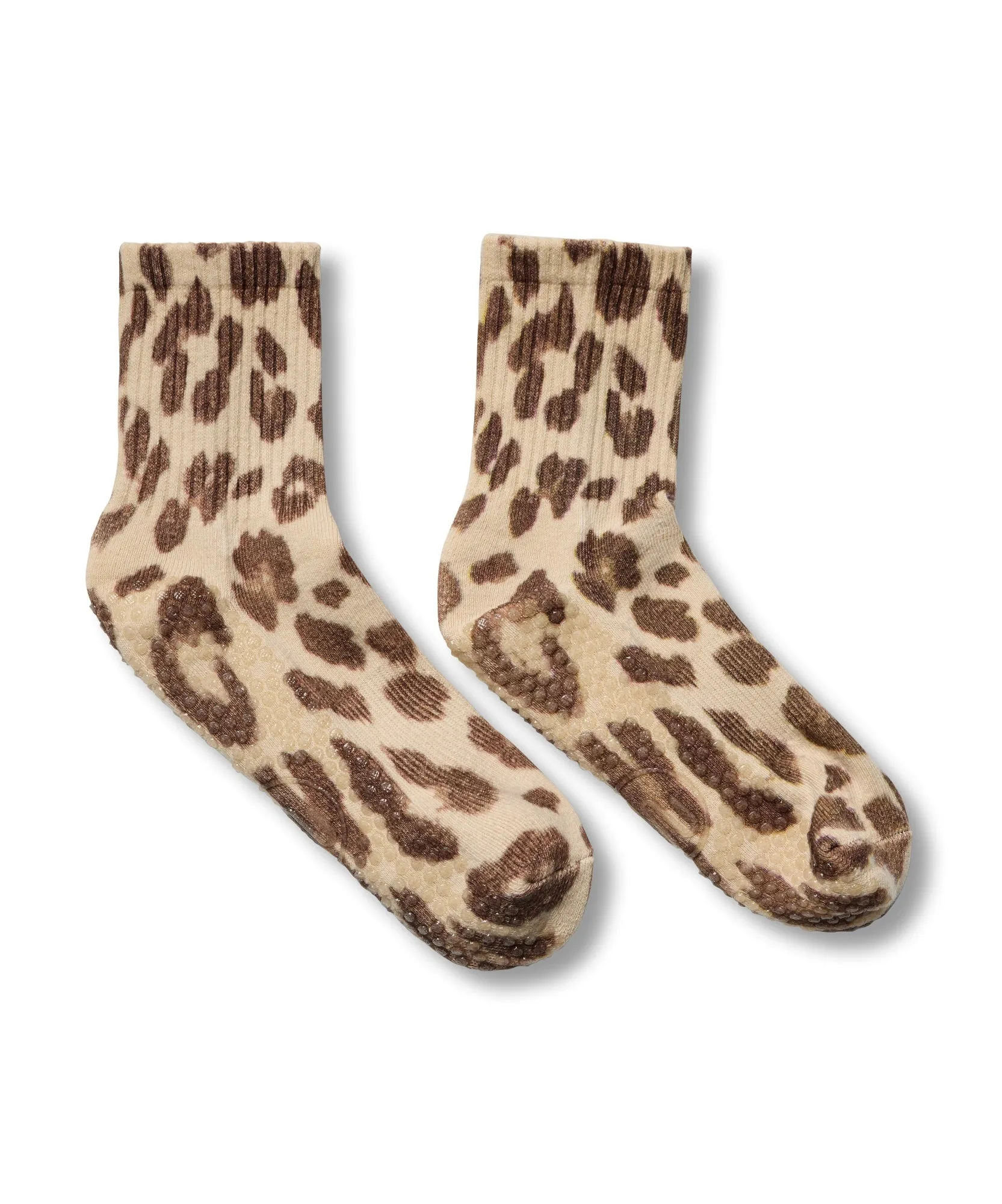 Crew Non Slip Grip Socks - Leopard sold by MoveActive product image thumbnail 4