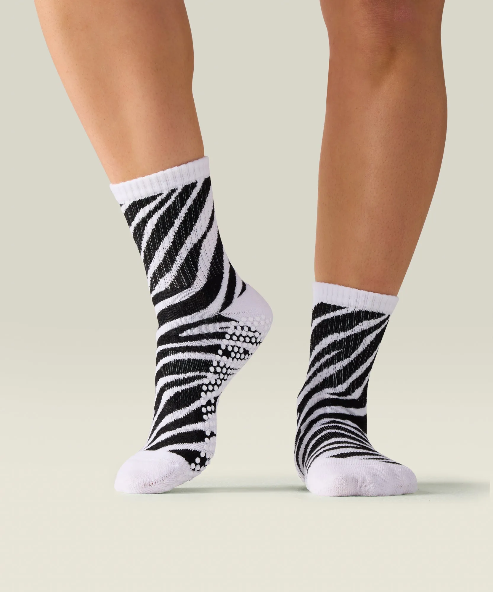 Crew Non Slip Grip Socks - Savanna Stripes sold by MoveActive