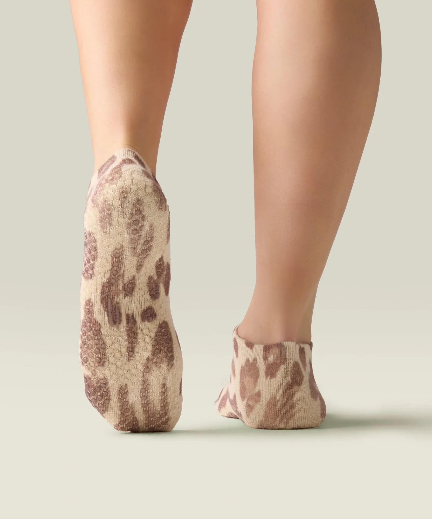 Classic Low Rise Grip Socks - Leopard sold by MoveActive product image thumbnail 2