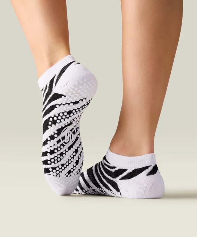 Classic Low Rise Grip Socks - Savanna Stripes sold by MoveActive