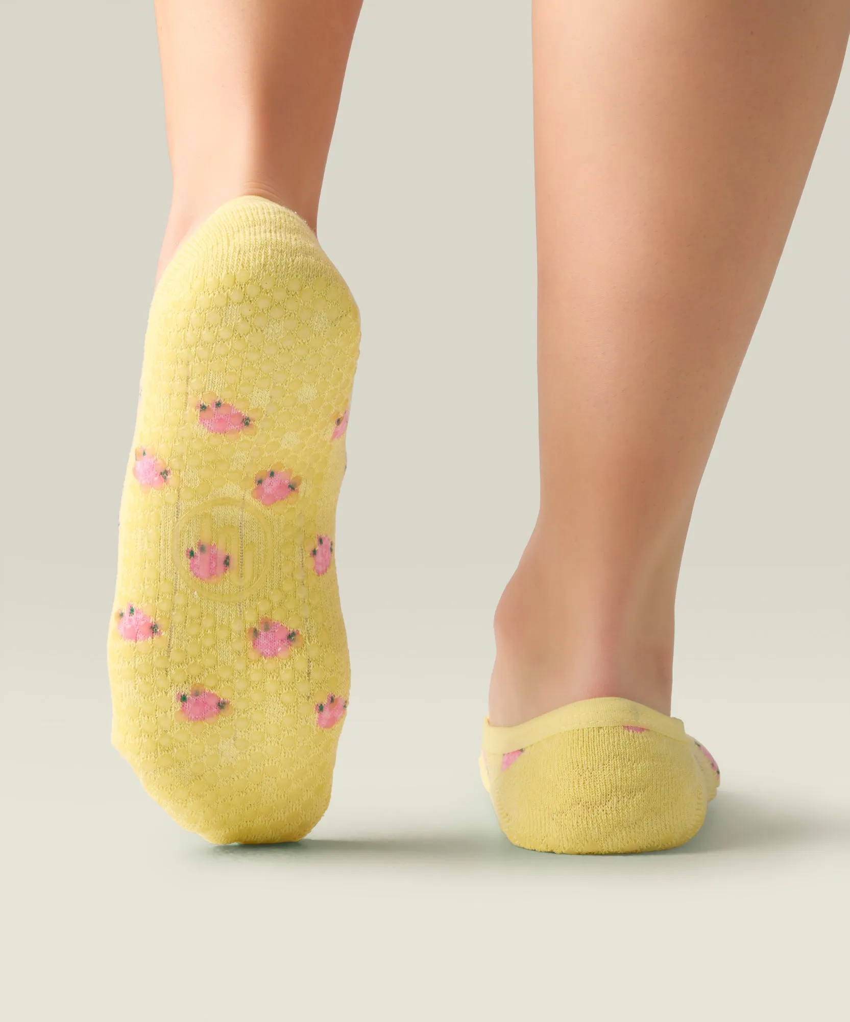 Ballet Non Slip Grip Socks - Wild Rose Maize sold by MoveActive product image thumbnail 3