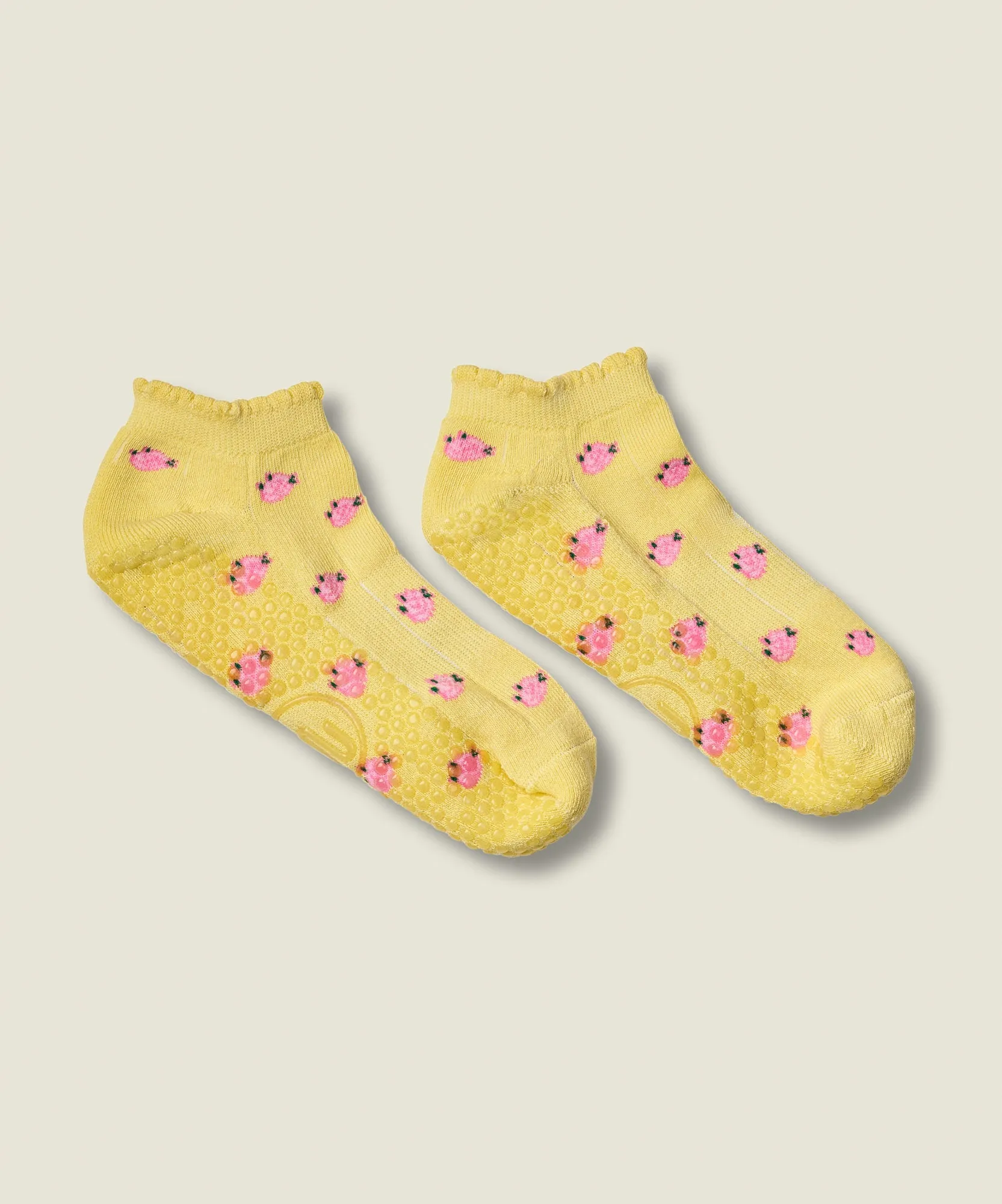 Low Rise Grip Socks - Wild Rose Maize sold by MoveActive product image thumbnail 3