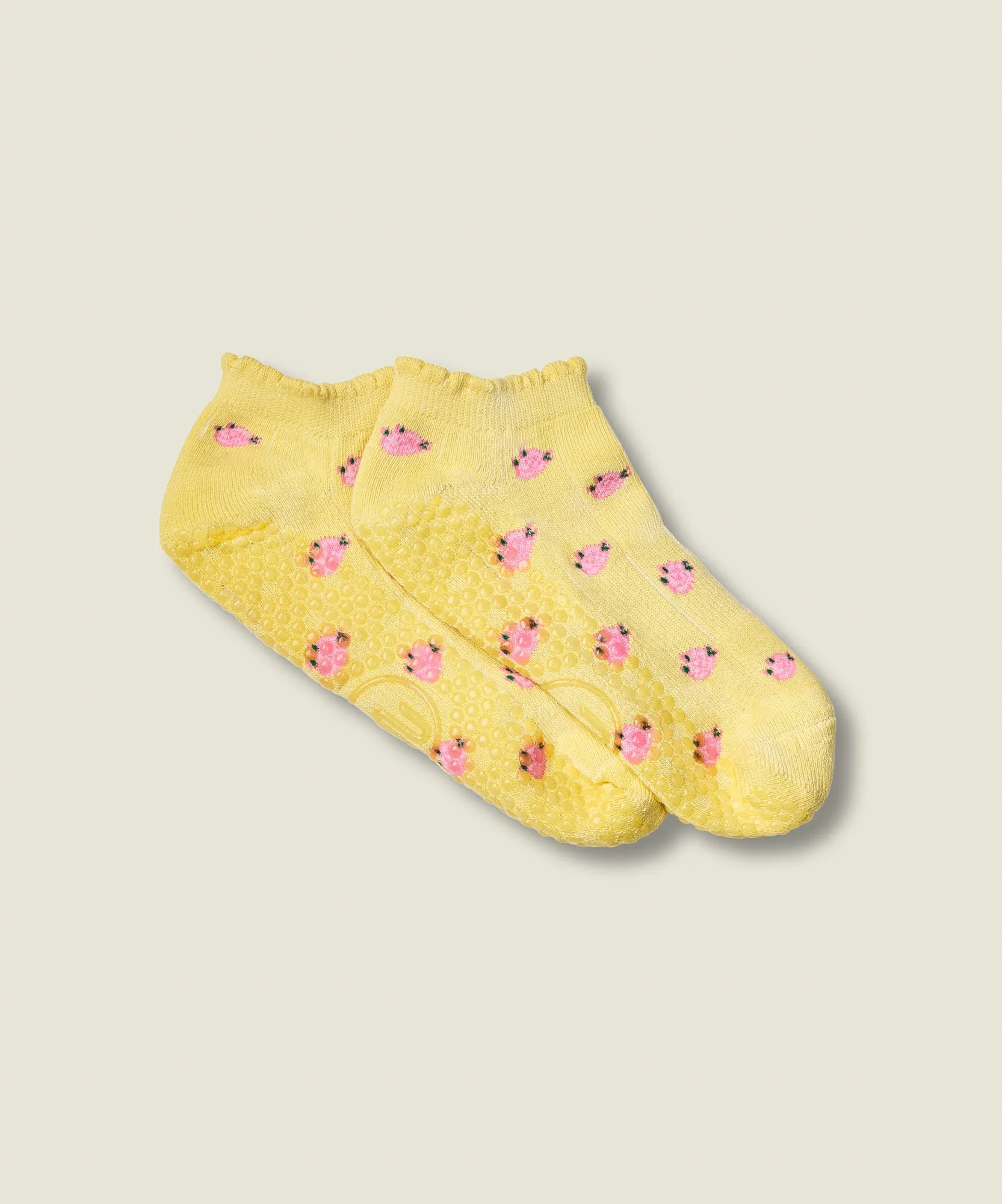 Low Rise Grip Socks - Wild Rose Maize sold by MoveActive product image thumbnail 4