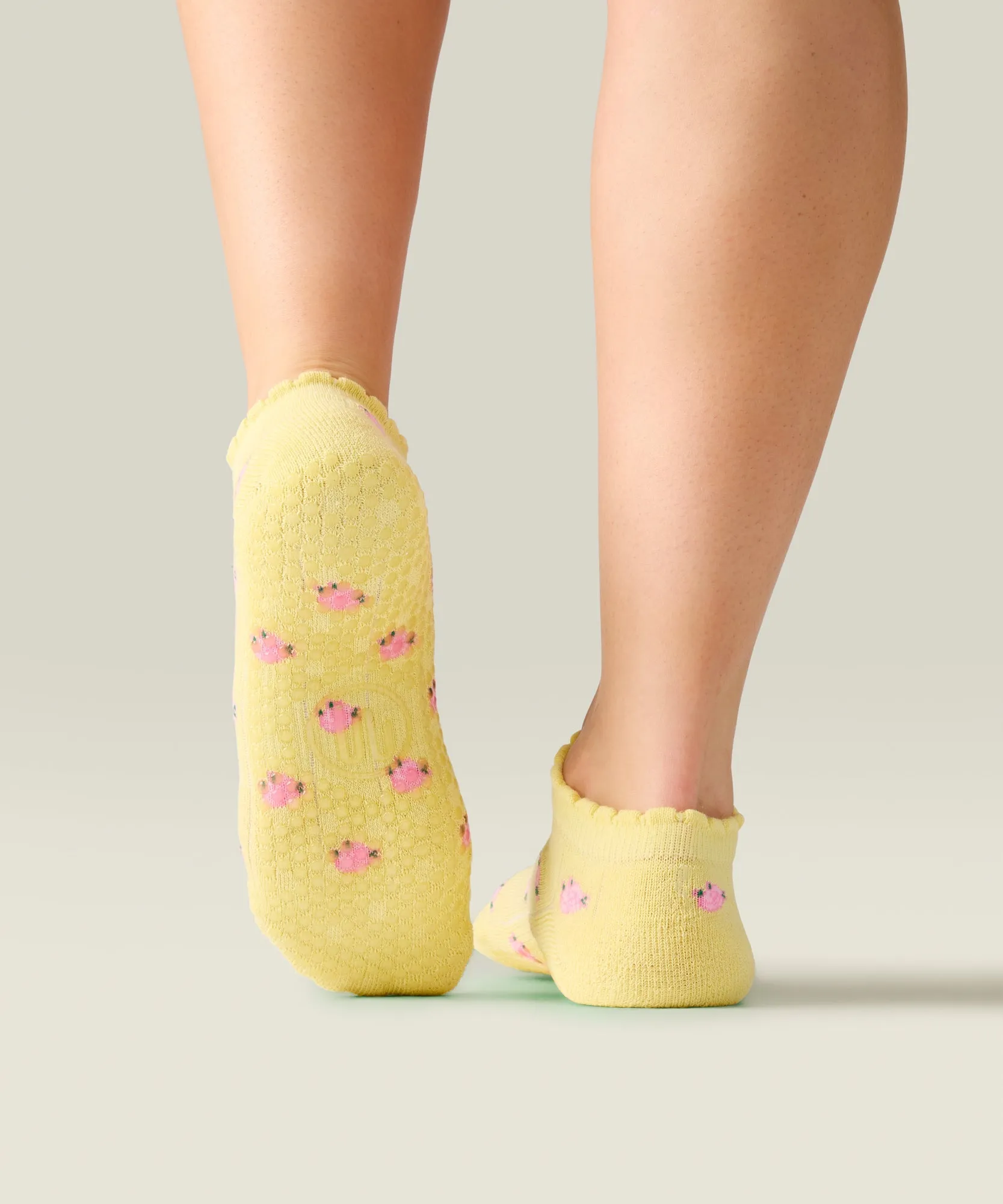 Low Rise Grip Socks - Wild Rose Maize sold by MoveActive product image thumbnail 2