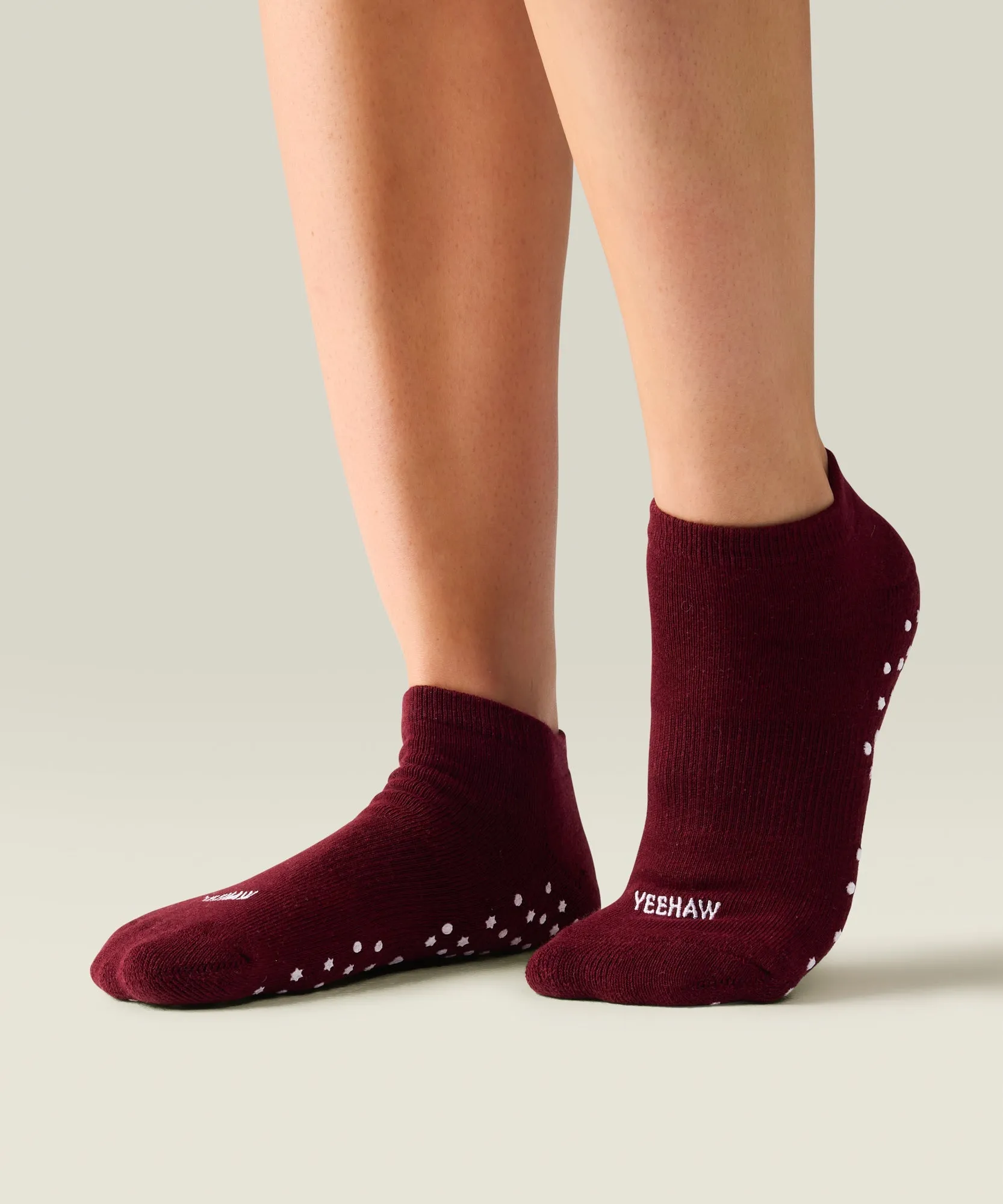 Low Rise Grip Socks - Yeehaw Mulberry sold by MoveActive product image thumbnail 3