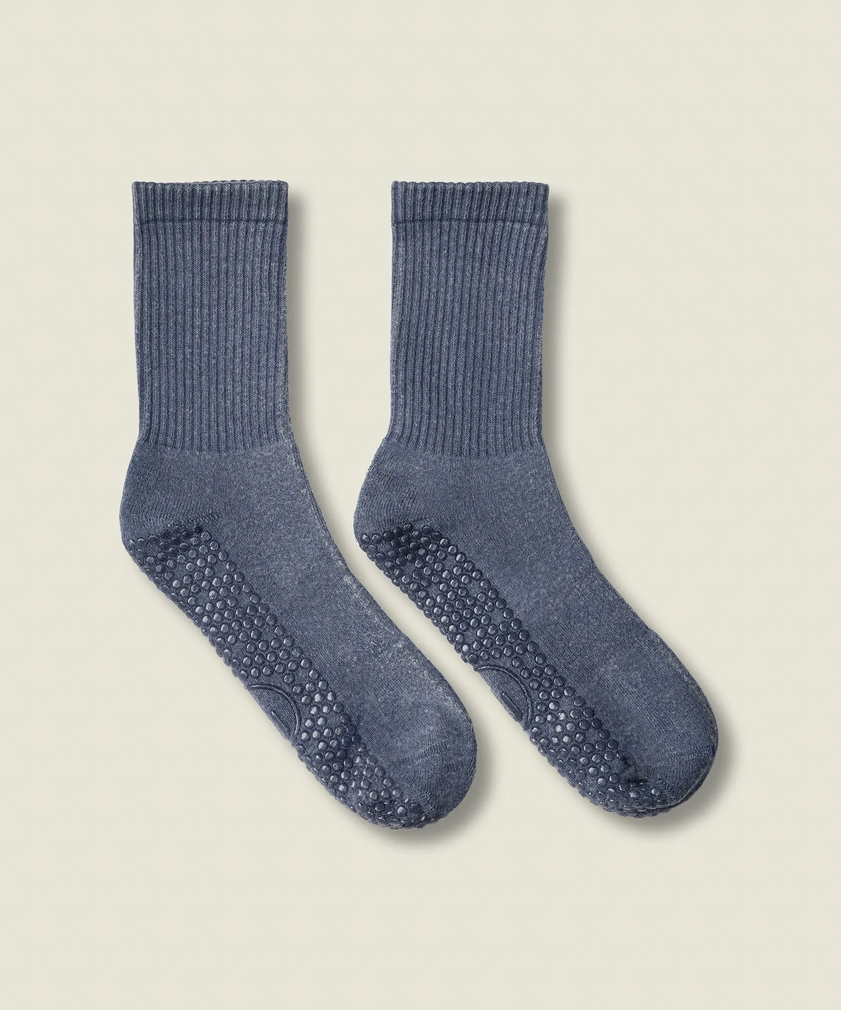 Crew Non Slip Grip Socks - Dusty Denim sold by MoveActive product image thumbnail 3