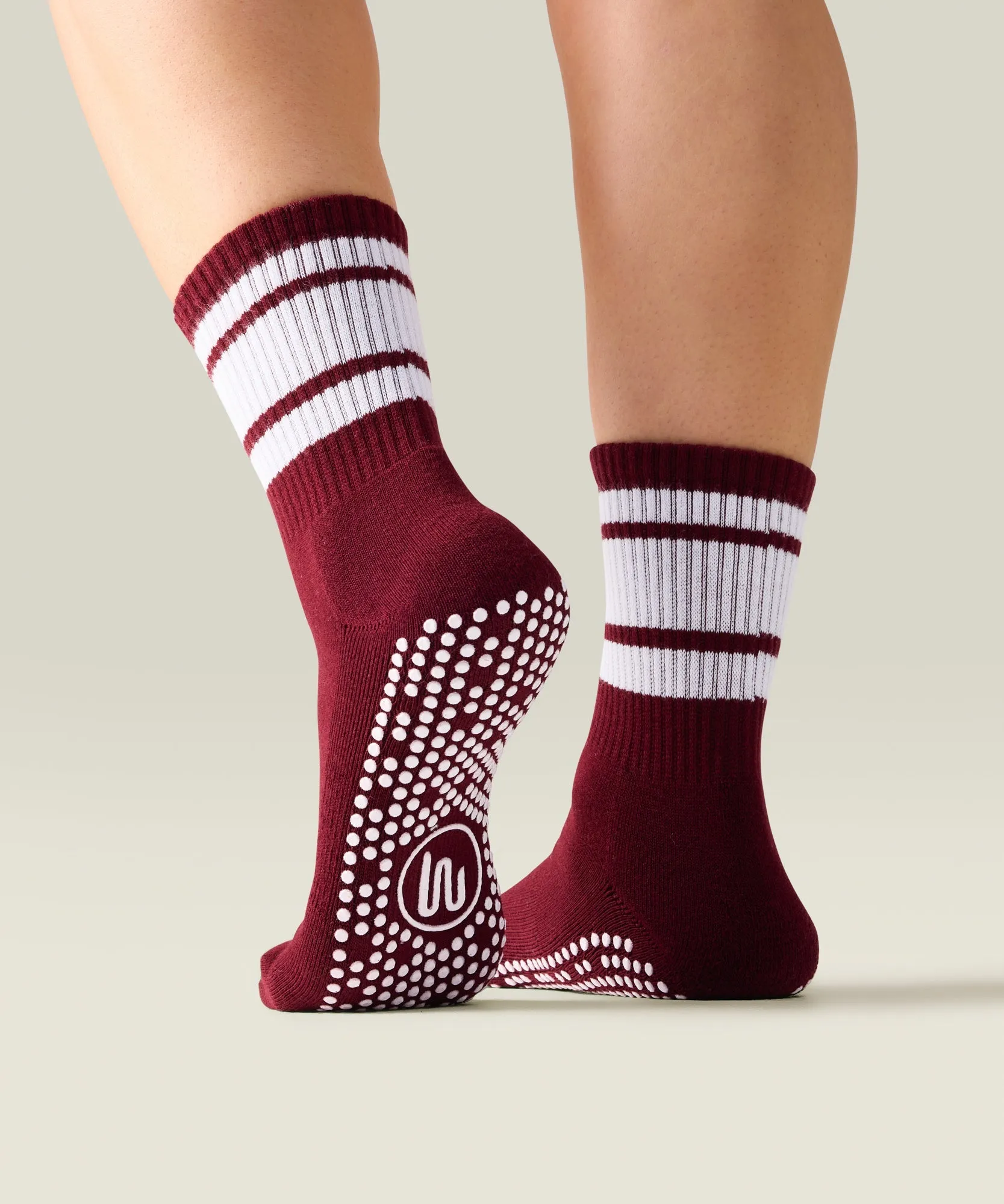 Crew Grip Socks - Mulberry Stripe sold by MoveActive product image thumbnail 2