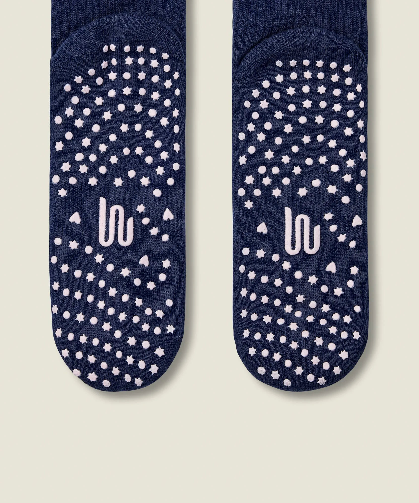 Crew Non Slip Grip Socks - Howdy Hearts Ink sold by MoveActive product image thumbnail 4