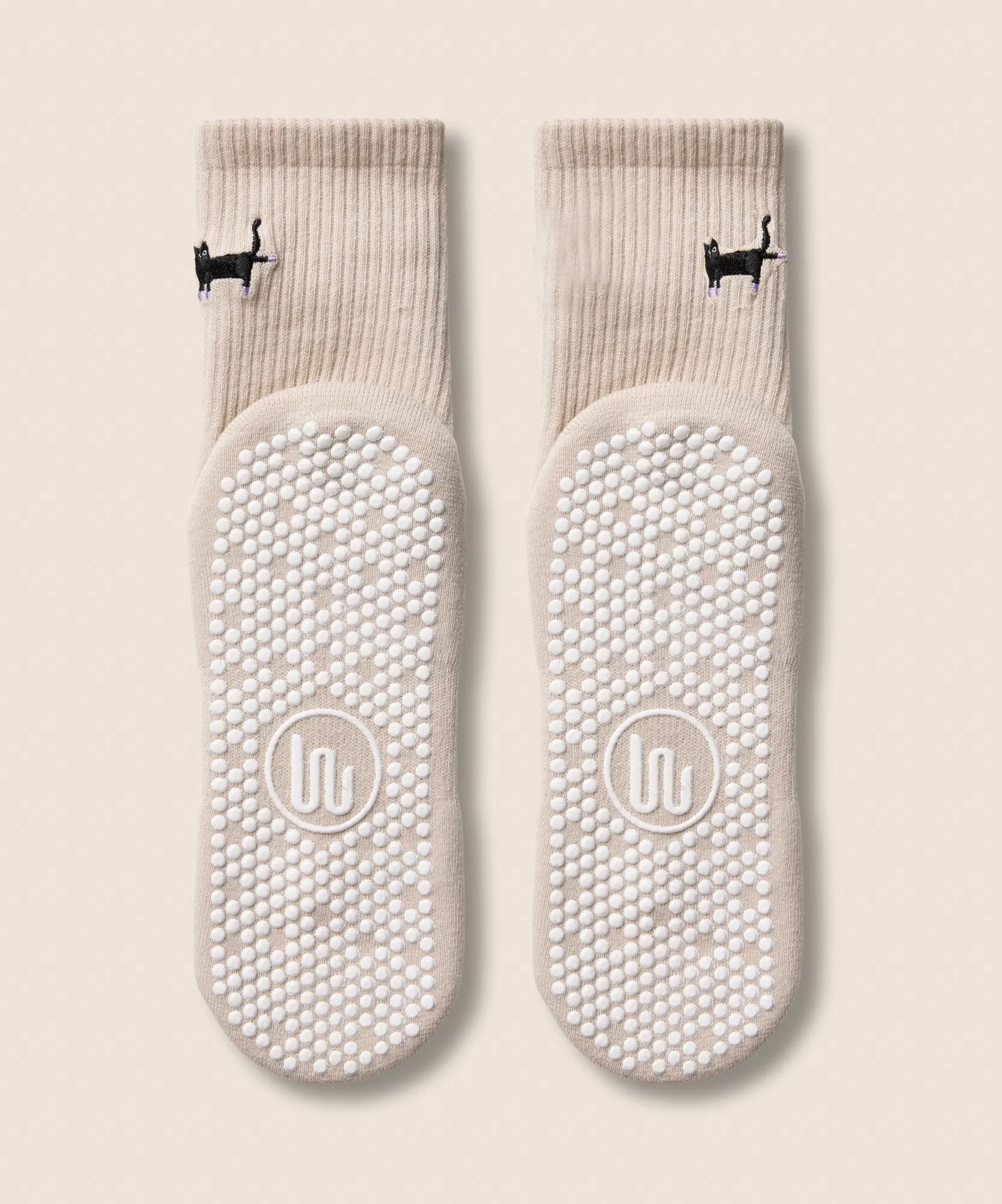 Crew Non Slip Grip Socks - Pilates Kitty sold by MoveActive product image thumbnail 4