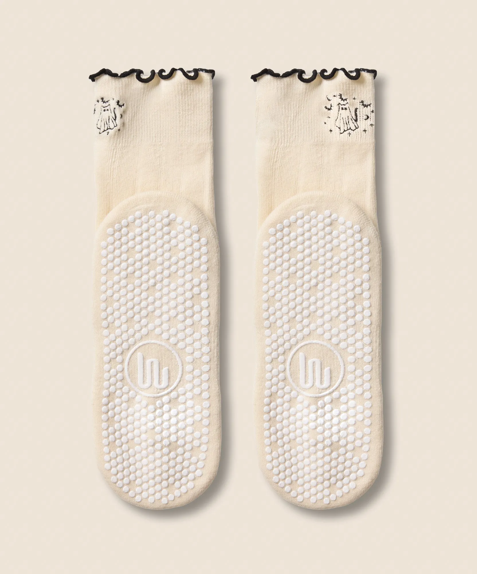 Crew Non Slip Grip Socks - Spooky Cat Frill sold by MoveActive product image thumbnail 5