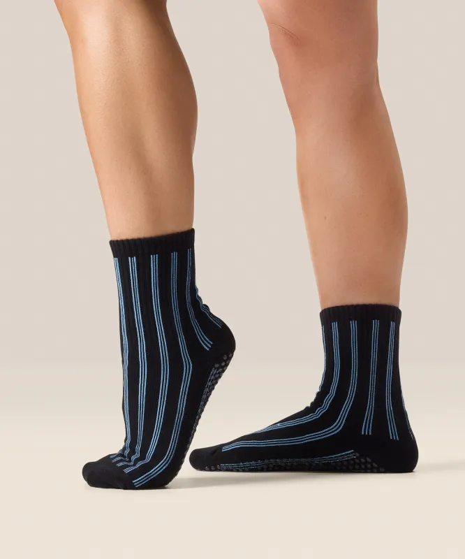 Crew Non Slip Grip Socks - Midnight Carnival sold by MoveActive