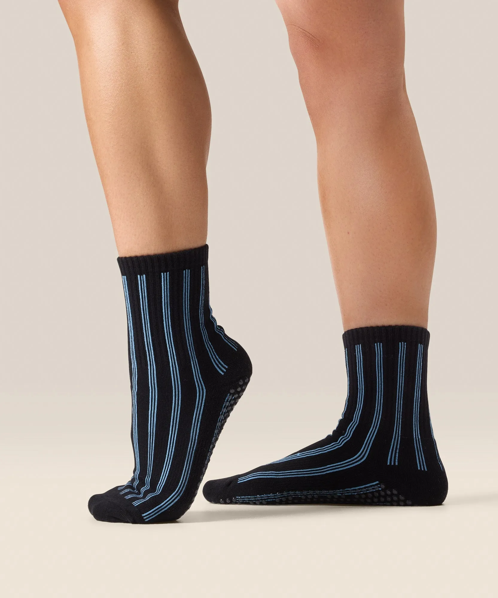 Crew Non Slip Grip Socks - Midnight Carnival sold by MoveActive