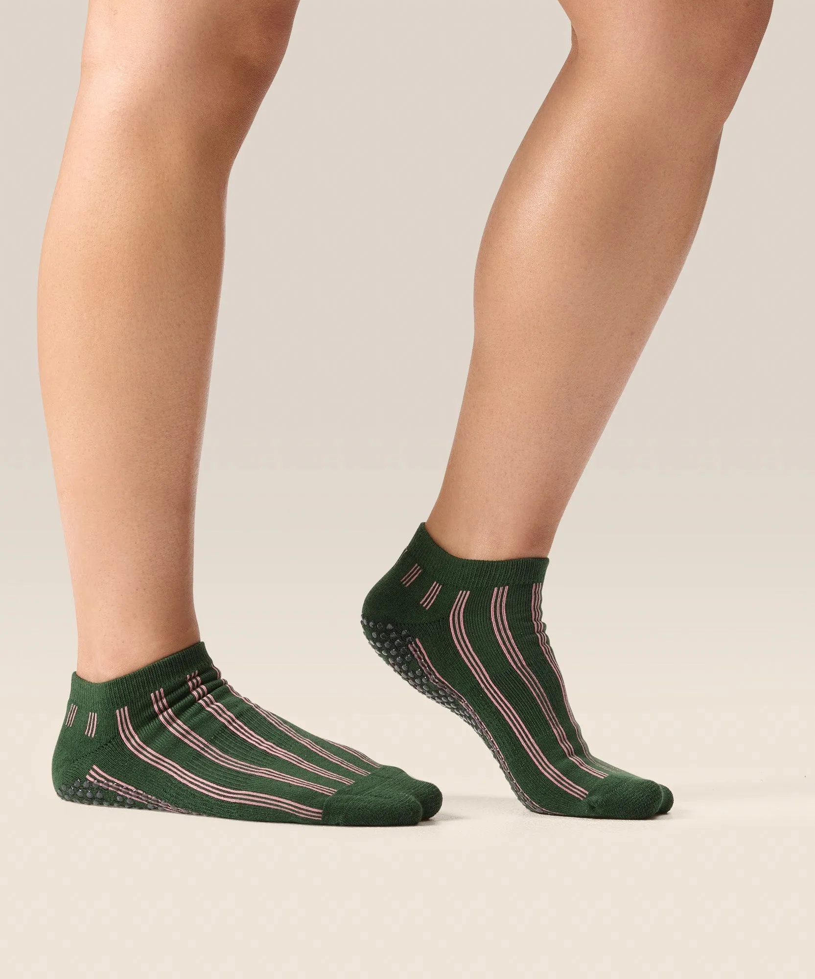 Classic Low Rise Grip Socks - Verde Carnival sold by MoveActive product image thumbnail 3