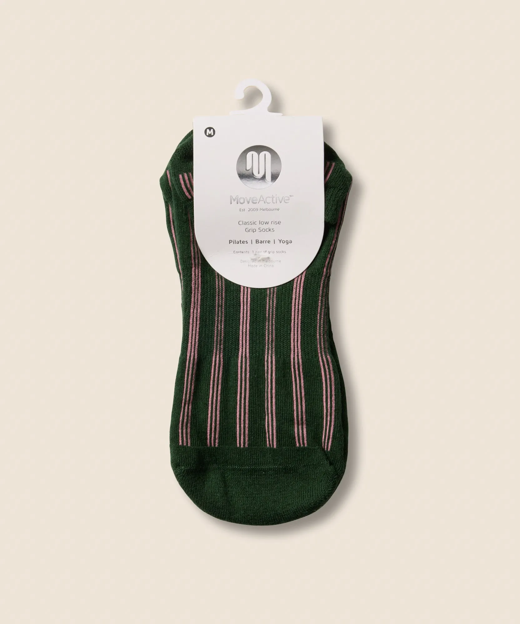 Classic Low Rise Grip Socks - Verde Carnival sold by MoveActive product image thumbnail 5