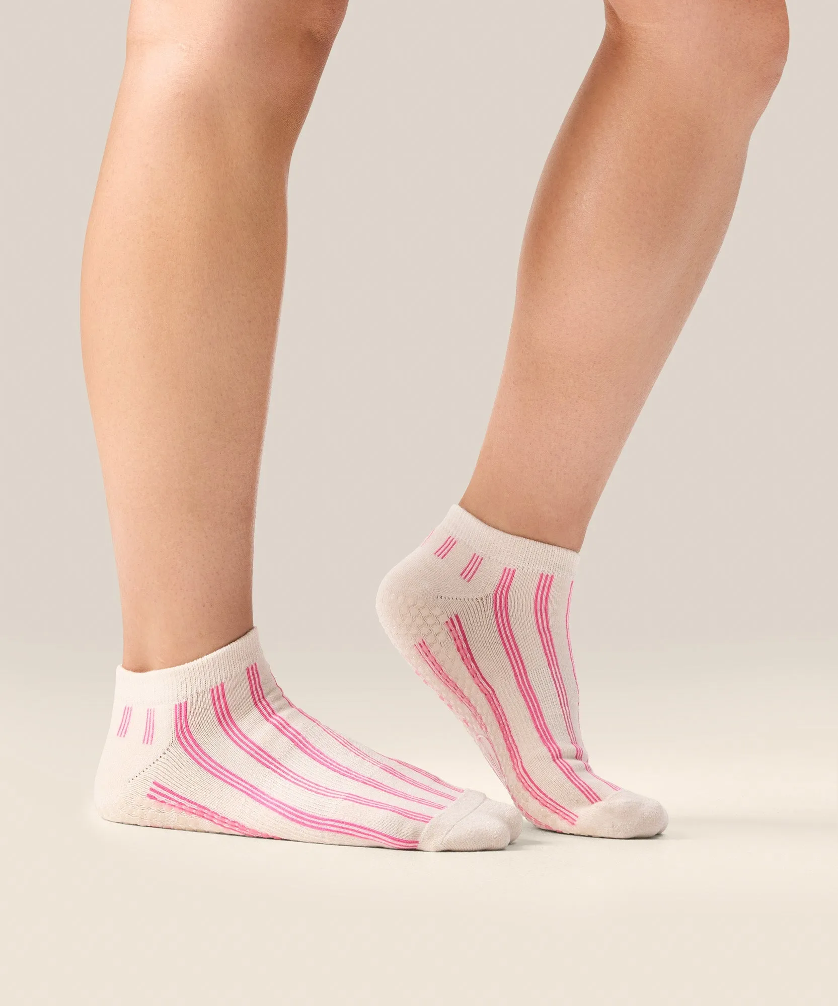 Classic Low Rise Grip Socks - Rosa Carnival sold by MoveActive product image thumbnail 3