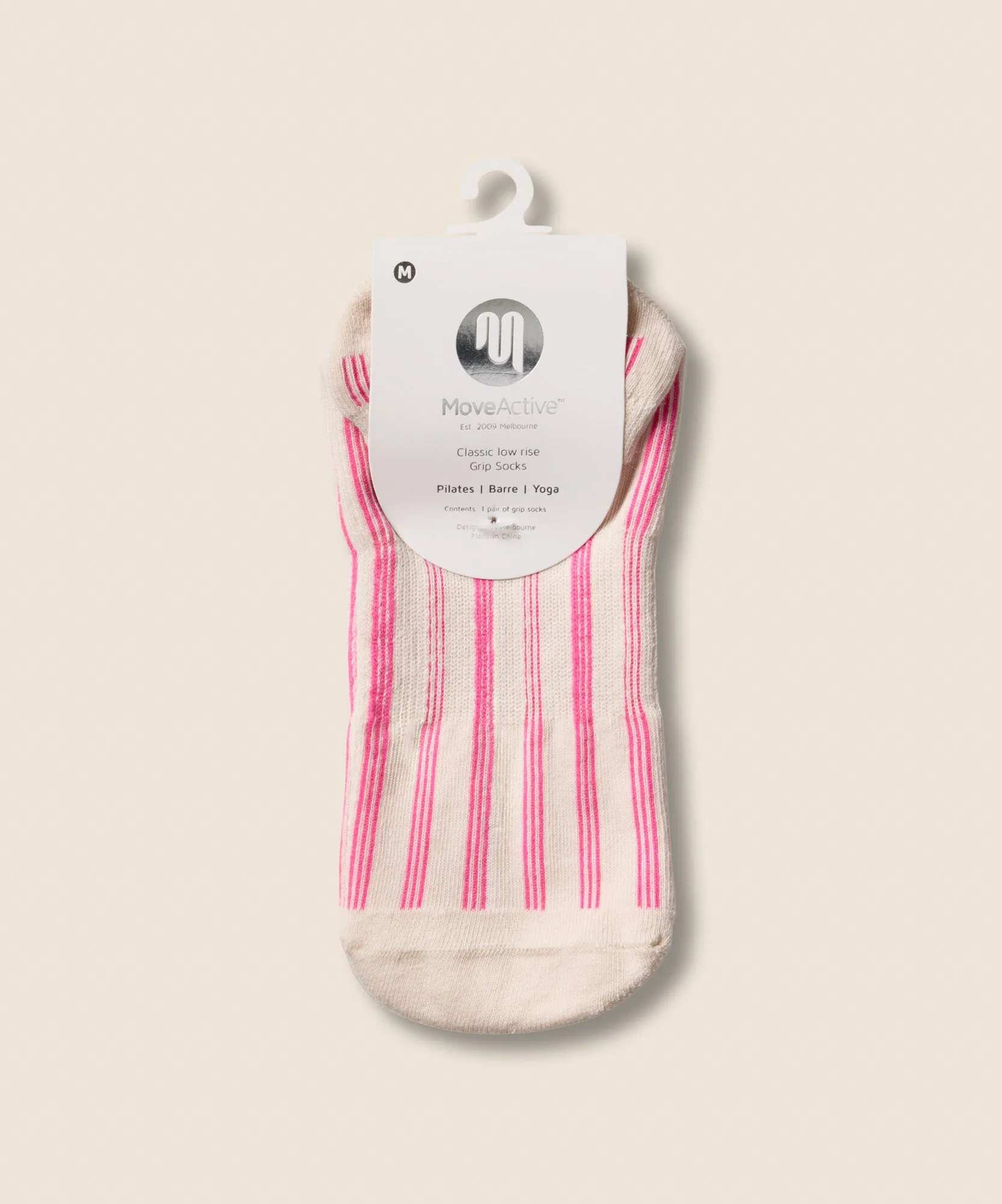 Classic Low Rise Grip Socks - Rosa Carnival sold by MoveActive product image thumbnail 5