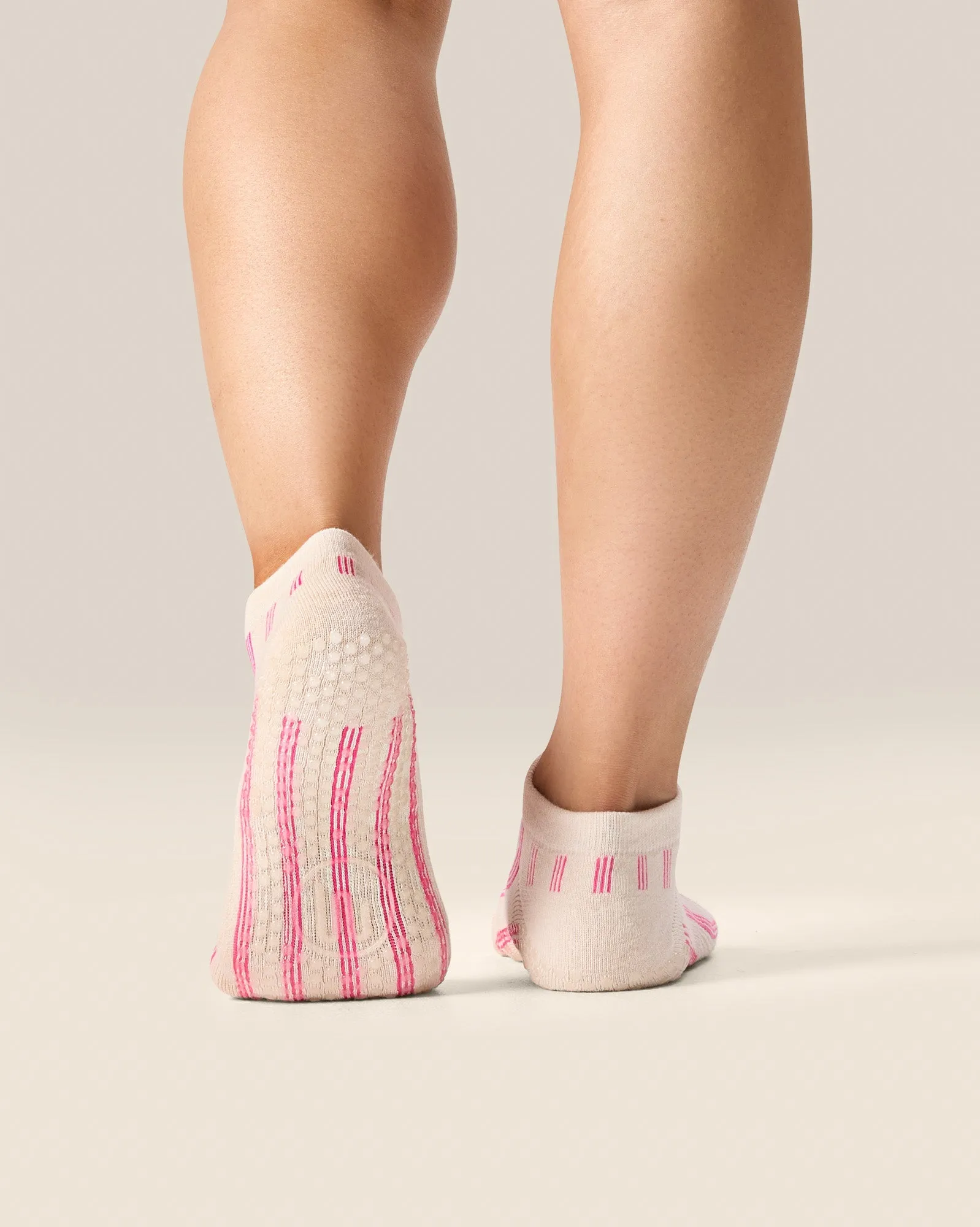 Classic Low Rise Grip Socks - Rosa Carnival sold by MoveActive product image thumbnail 2