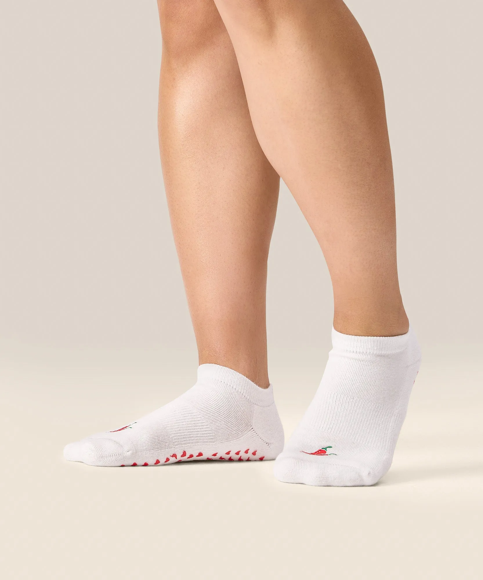 Classic Low Rise Grip Socks - Spicy Chilli sold by MoveActive product image thumbnail 4