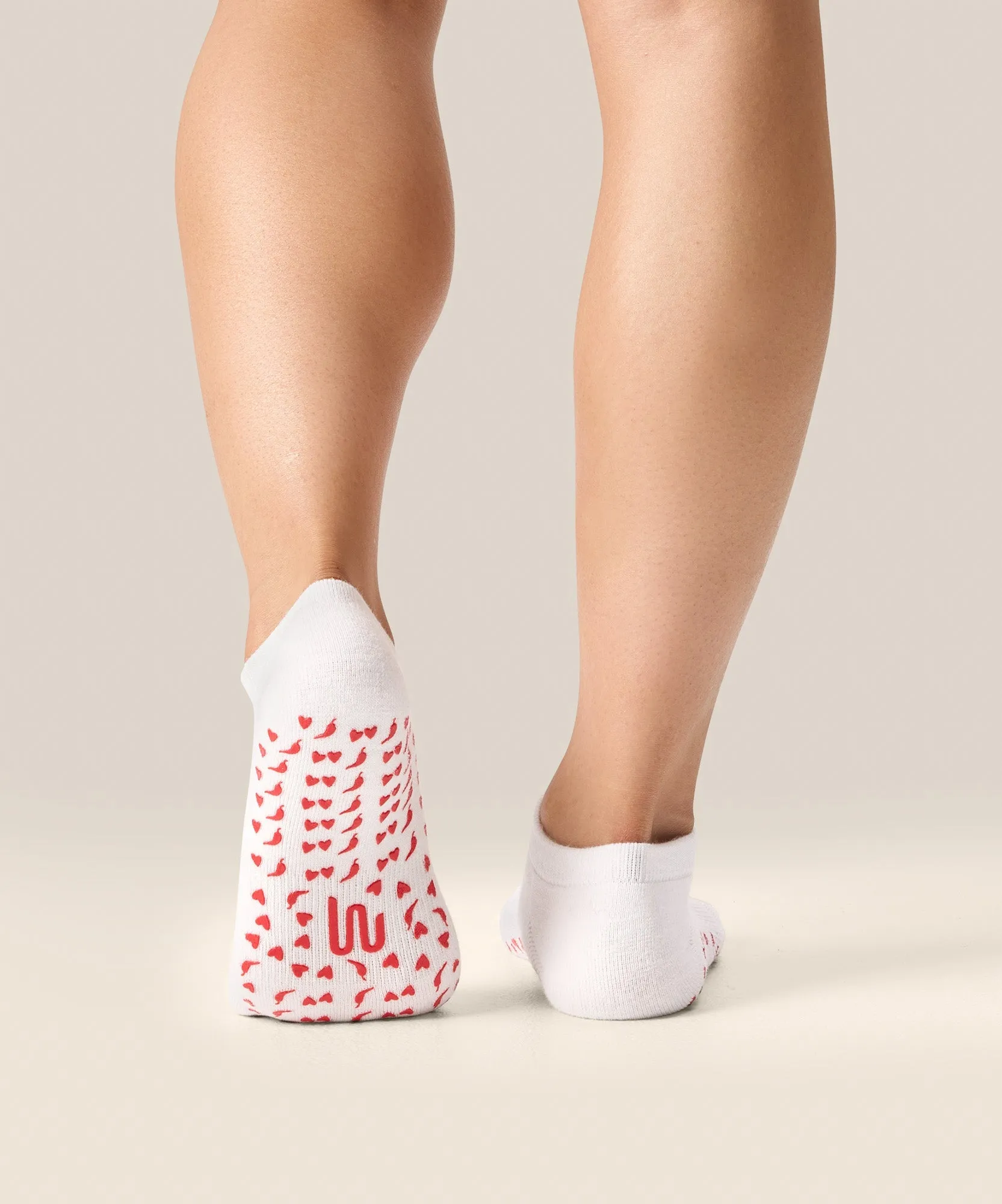 Classic Low Rise Grip Socks - Spicy Chilli sold by MoveActive product image thumbnail 2
