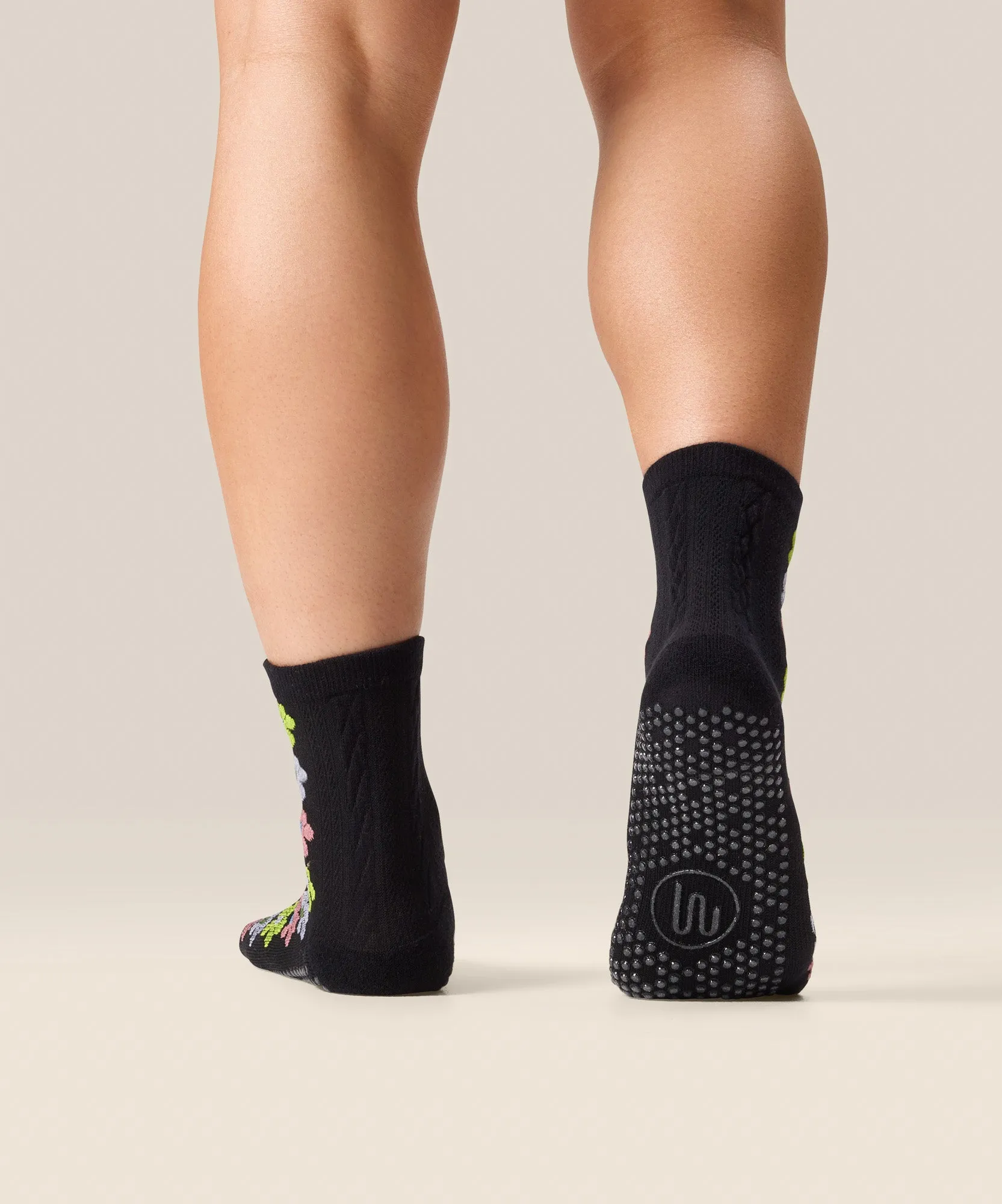 Crew Non Slip Grip Socks - Fiesta Midnight sold by MoveActive product image thumbnail 2