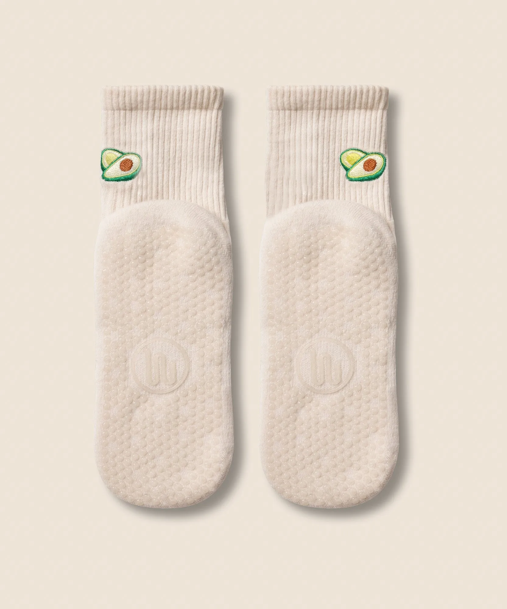 Crew Non Slip Grip Socks - Avocado sold by MoveActive product image thumbnail 4