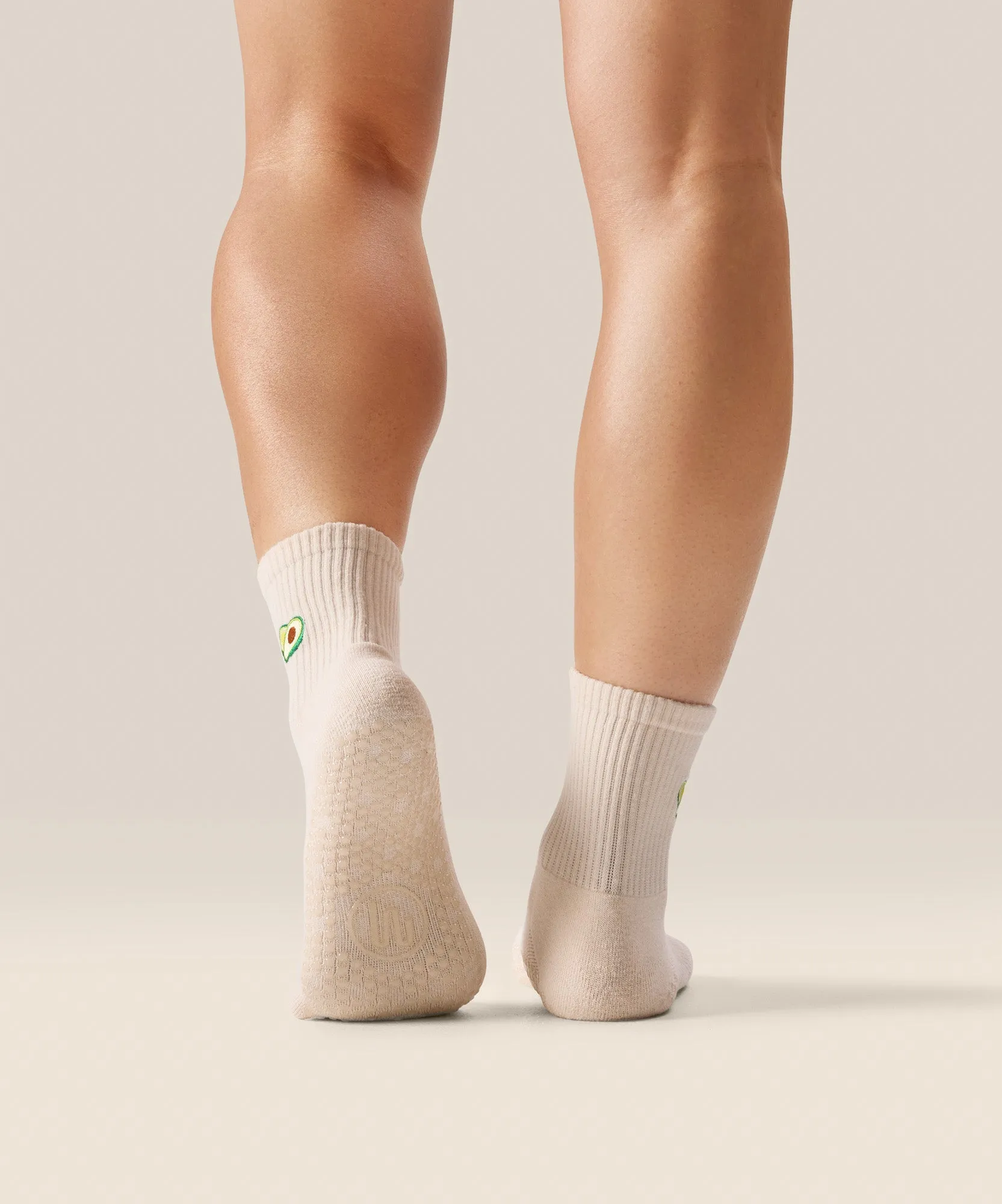 Crew Non Slip Grip Socks - Avocado sold by MoveActive product image thumbnail 2