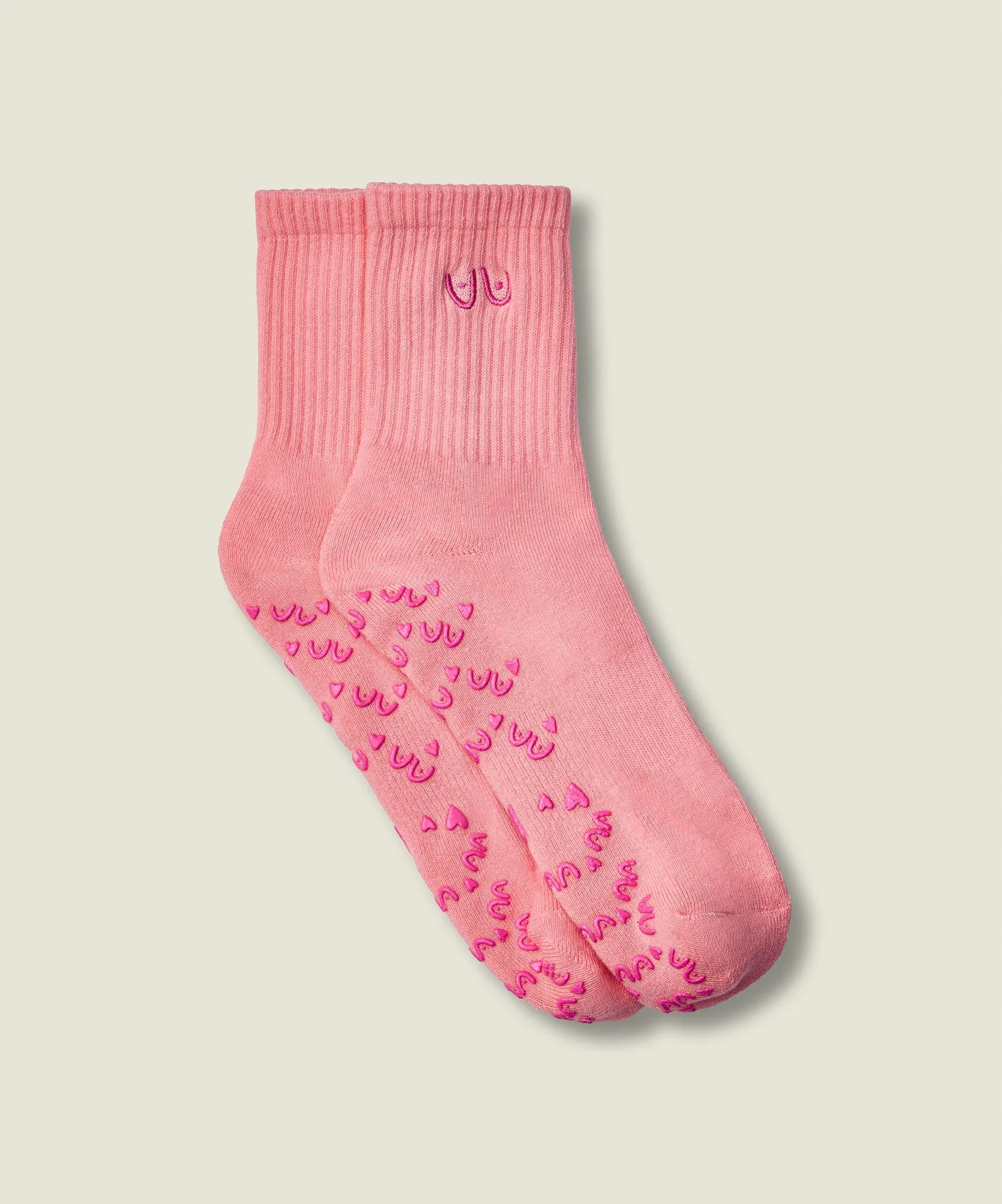 Crew Grip Socks - Power in Pairs Pink sold by MoveActive product image thumbnail 4