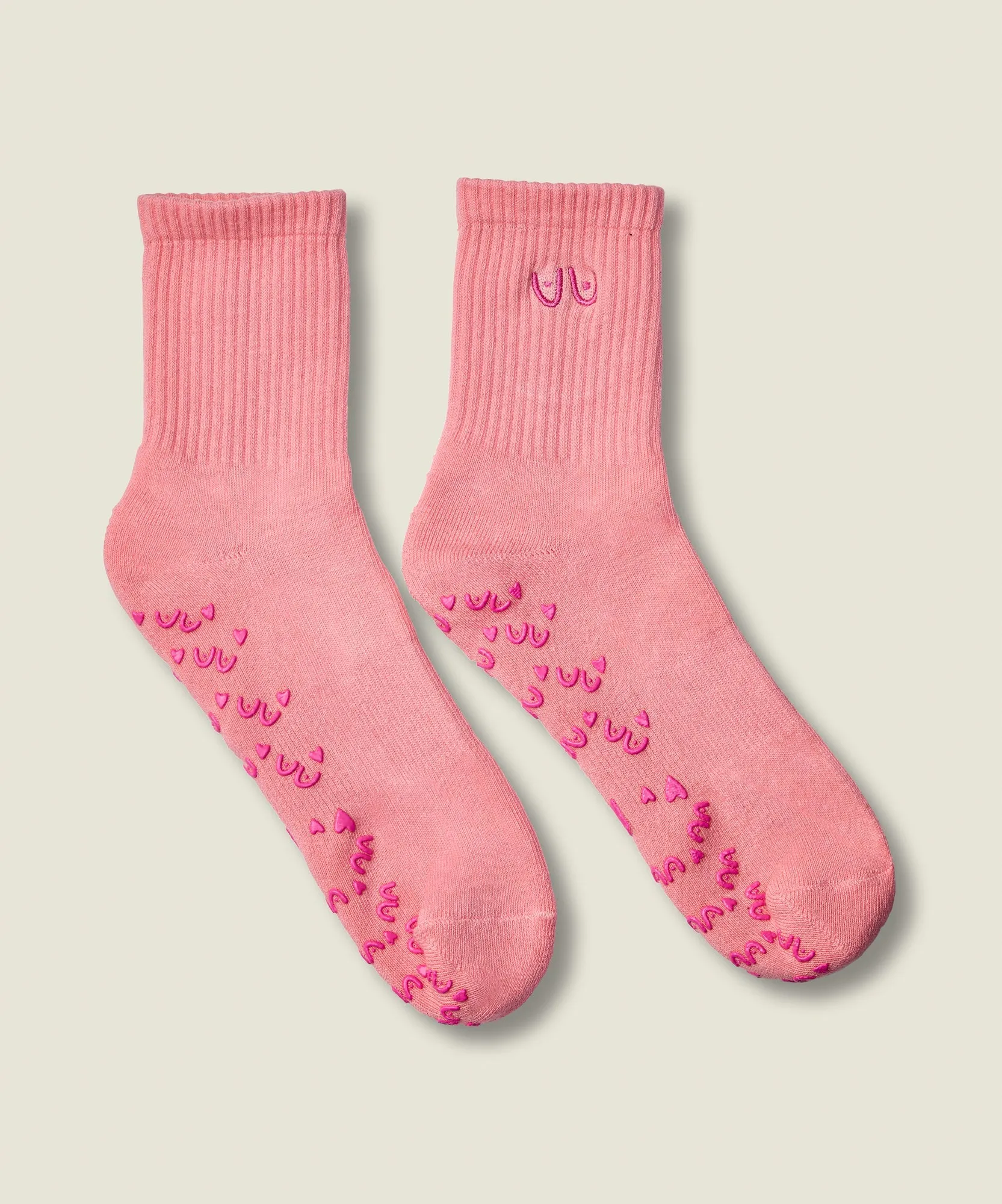 Crew Grip Socks - Power in Pairs Pink sold by MoveActive product image thumbnail 3