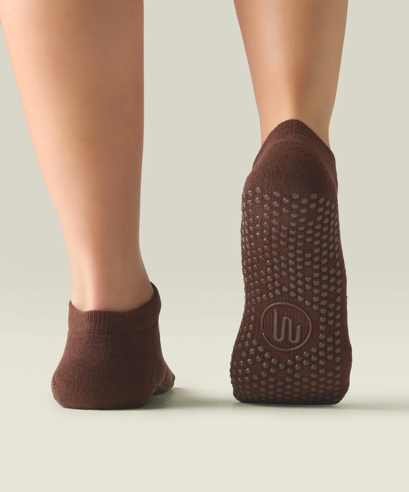 Classic Low Rise Grip Socks - Espresso sold by MoveActive product image thumbnail 2