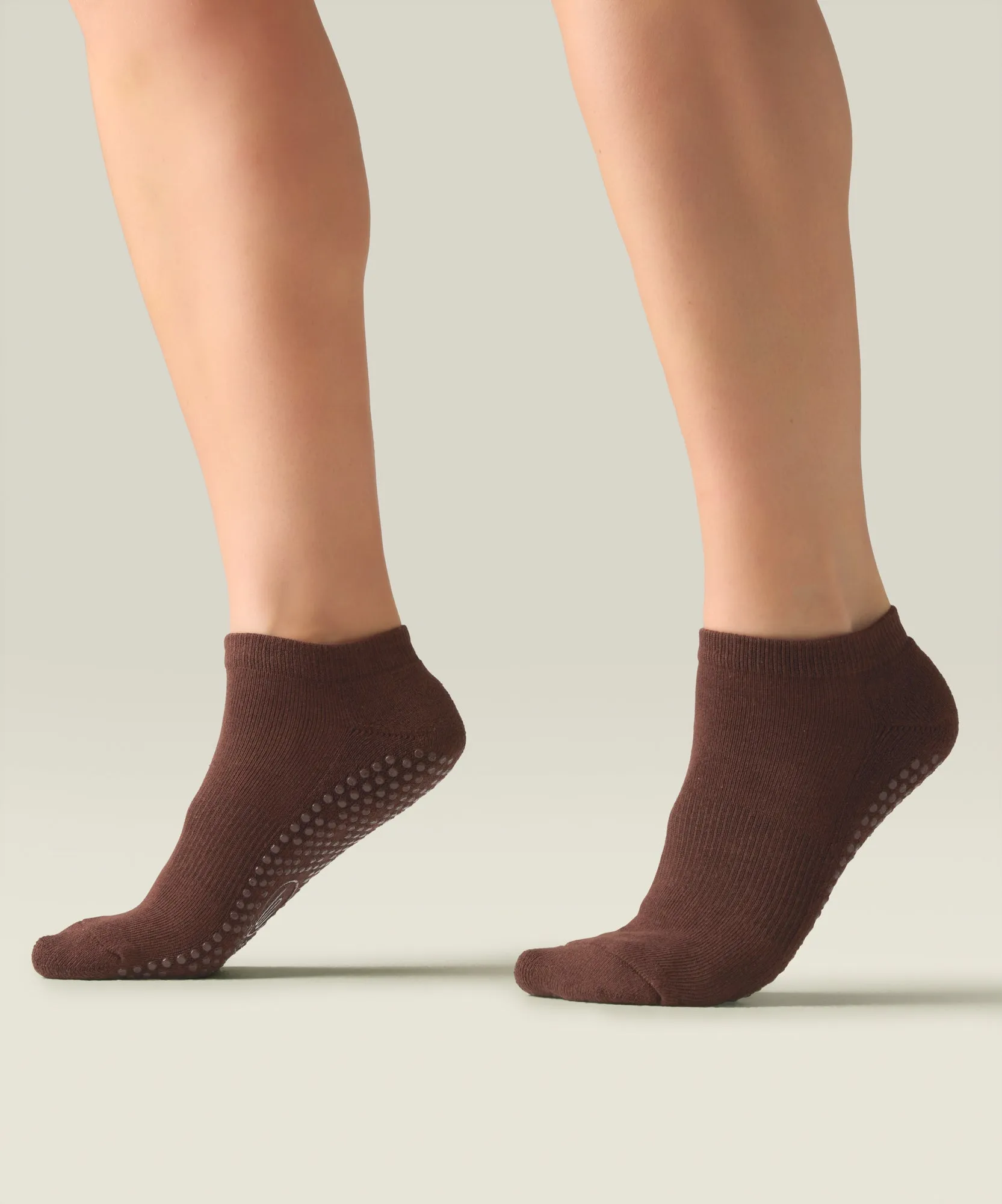 Classic Low Rise Grip Socks - Espresso sold by MoveActive product image thumbnail 3