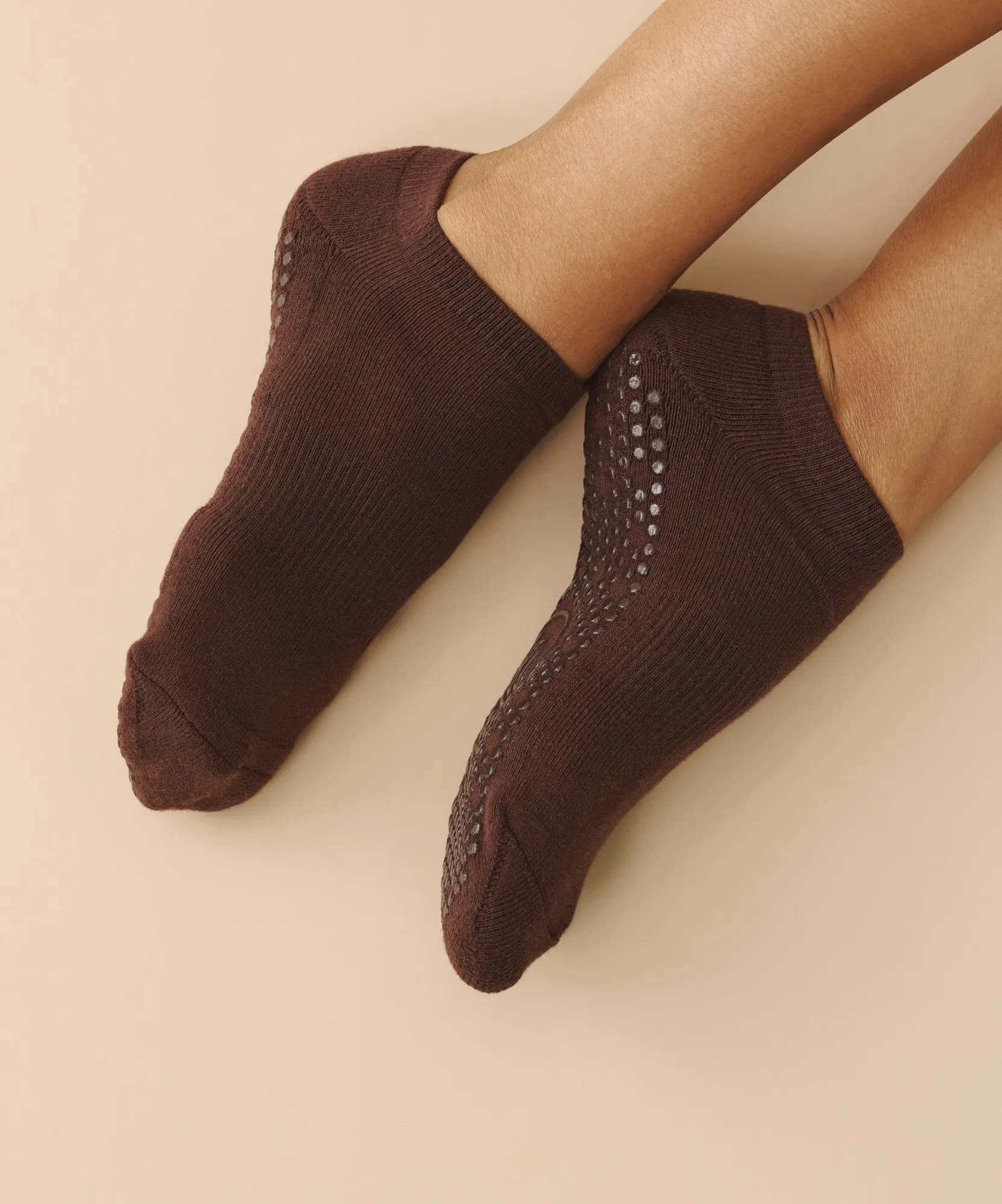 Classic Low Rise Grip Socks - Espresso sold by MoveActive product image thumbnail 4