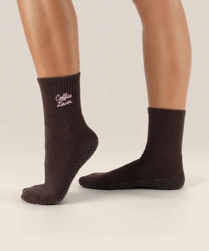 Crew Grip Socks - Coffee Lover sold by MoveActive