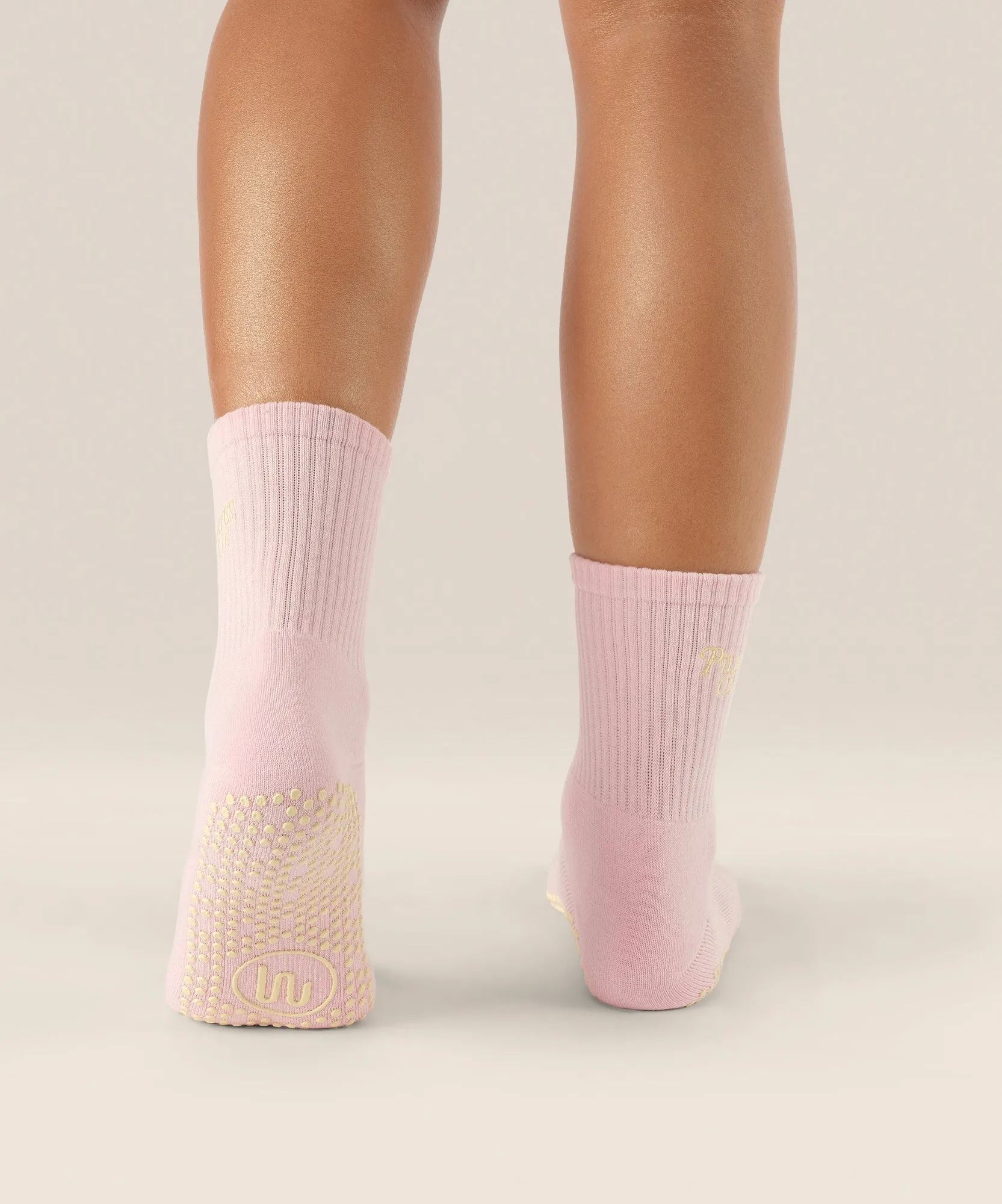 Crew Grip Socks - Pilates Club Pink sold by MoveActive product image thumbnail 2