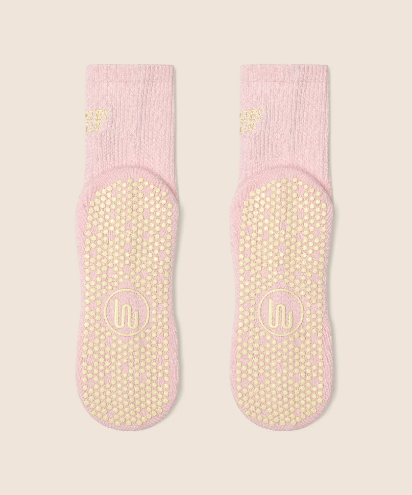 Crew Grip Socks - Pilates Club Pink sold by MoveActive product image thumbnail 4