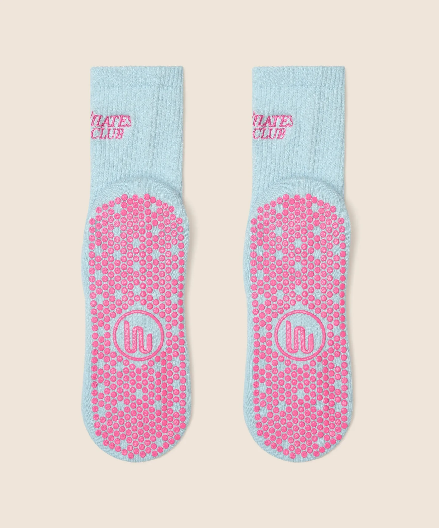 Crew Grip Socks - Pilates Club Blue sold by MoveActive product image thumbnail 4