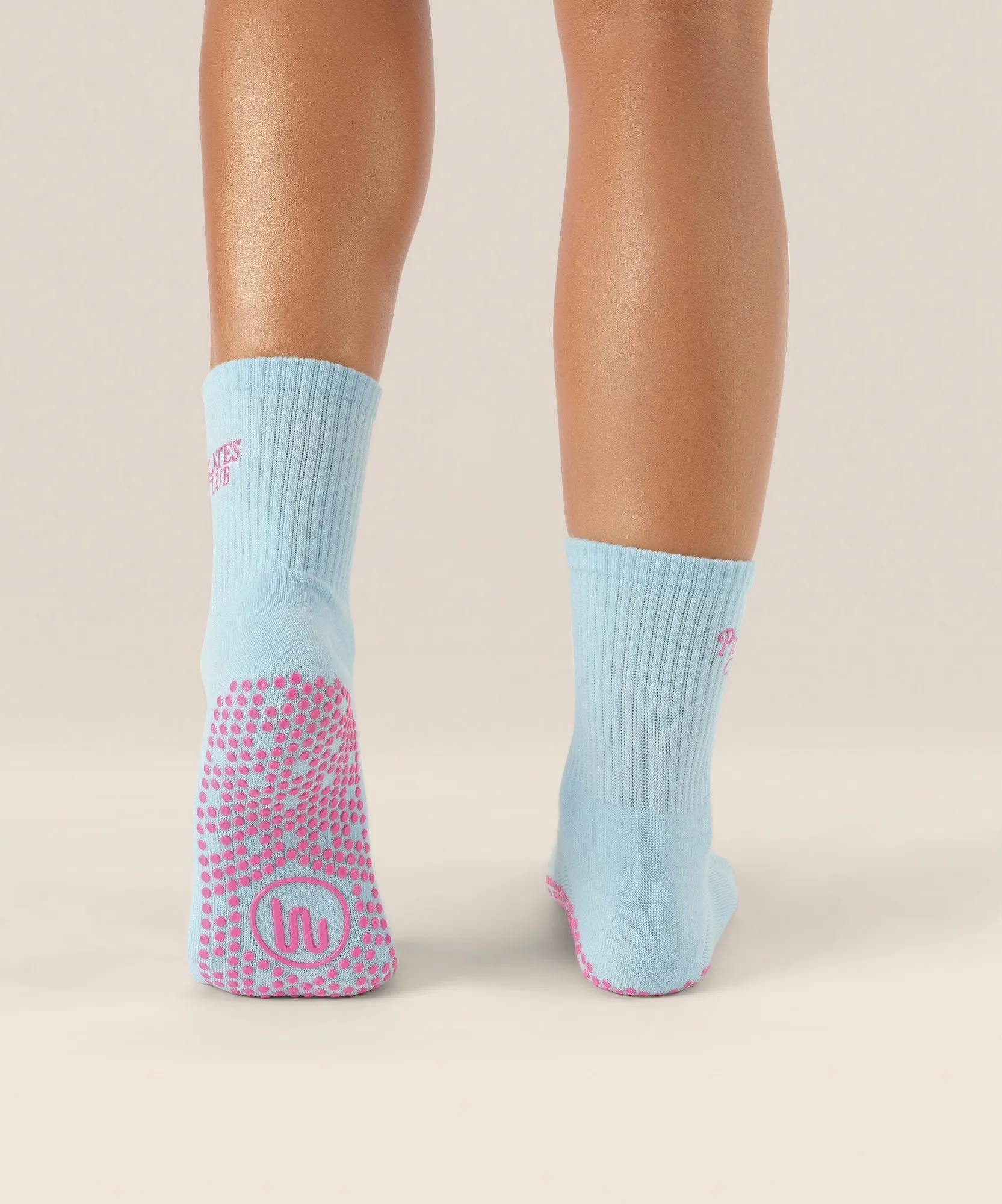 Crew Grip Socks - Pilates Club Blue sold by MoveActive product image thumbnail 2